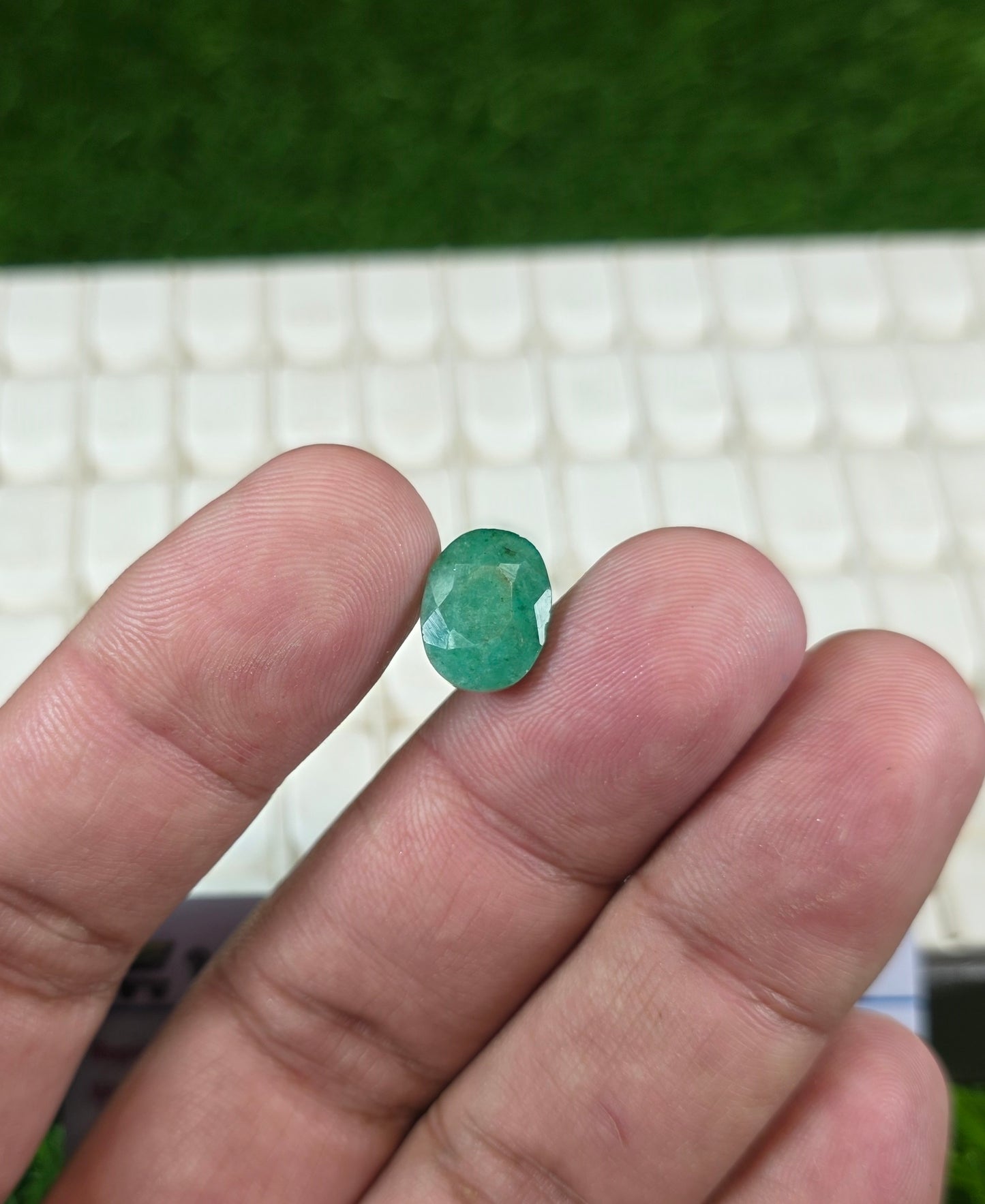 Premium Quality Zamurd Stone With Lab Certificate
