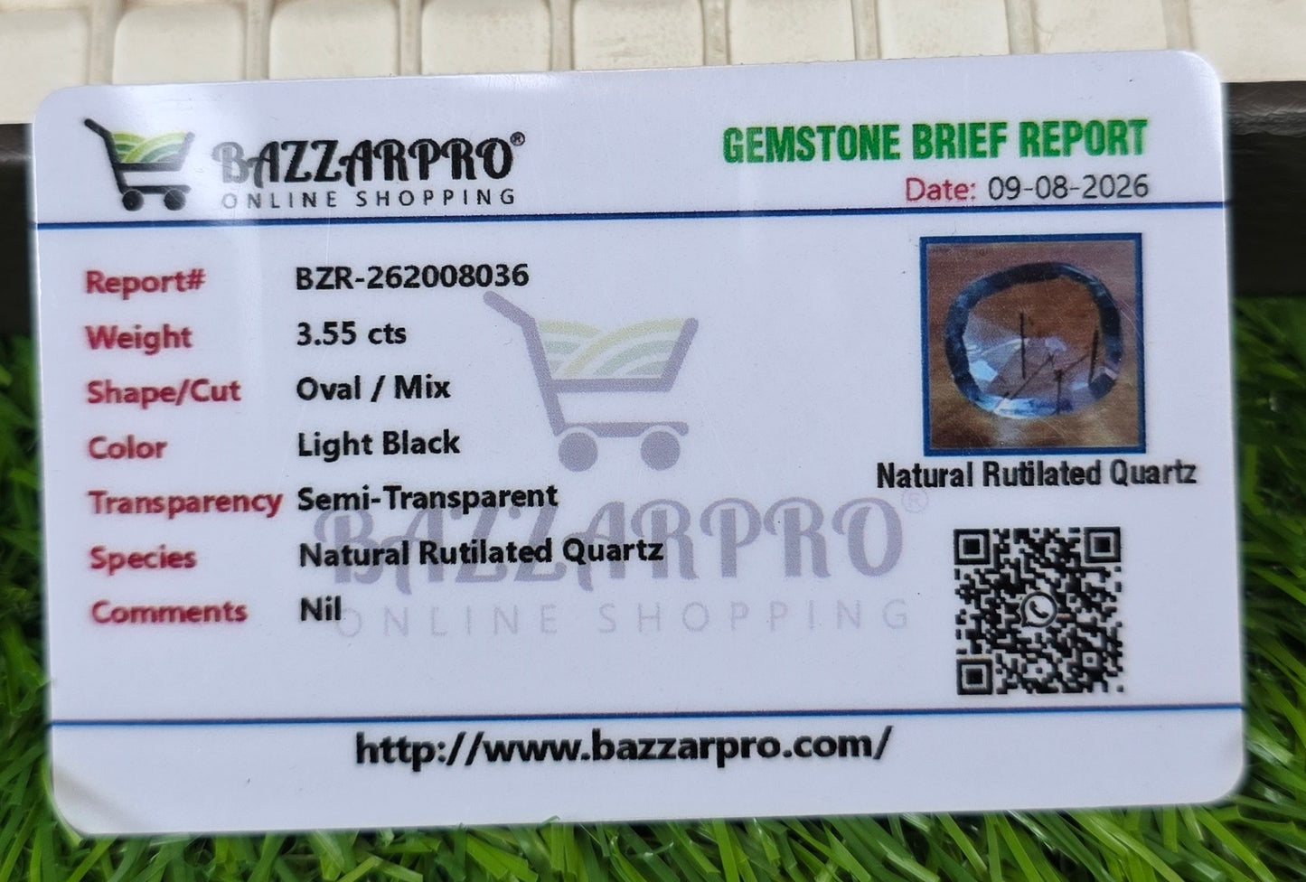 Premium Quality Moh e Najaf Stone With Lab Certificate