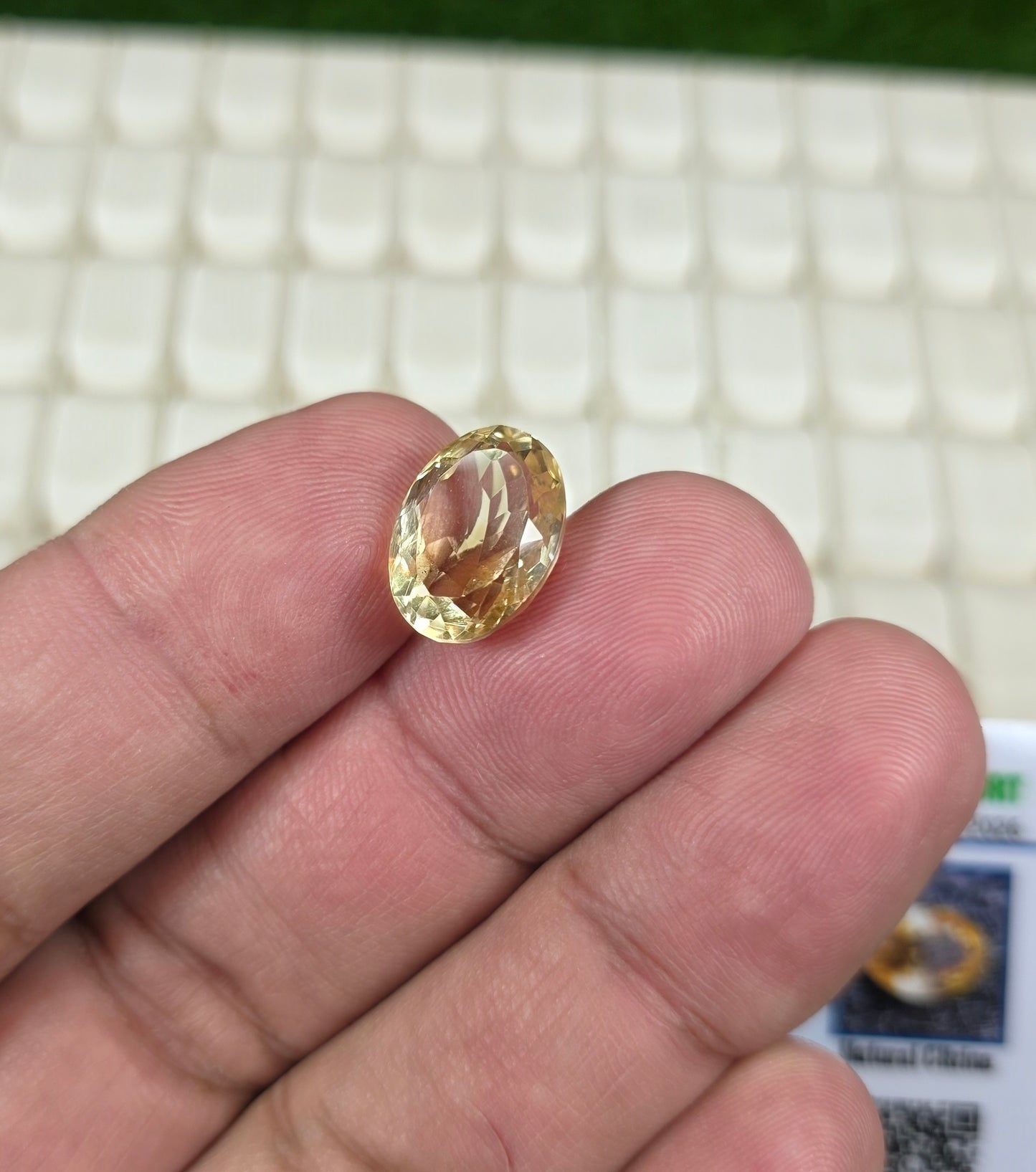 Premium Quality Citrine Stone With Lab Certificate