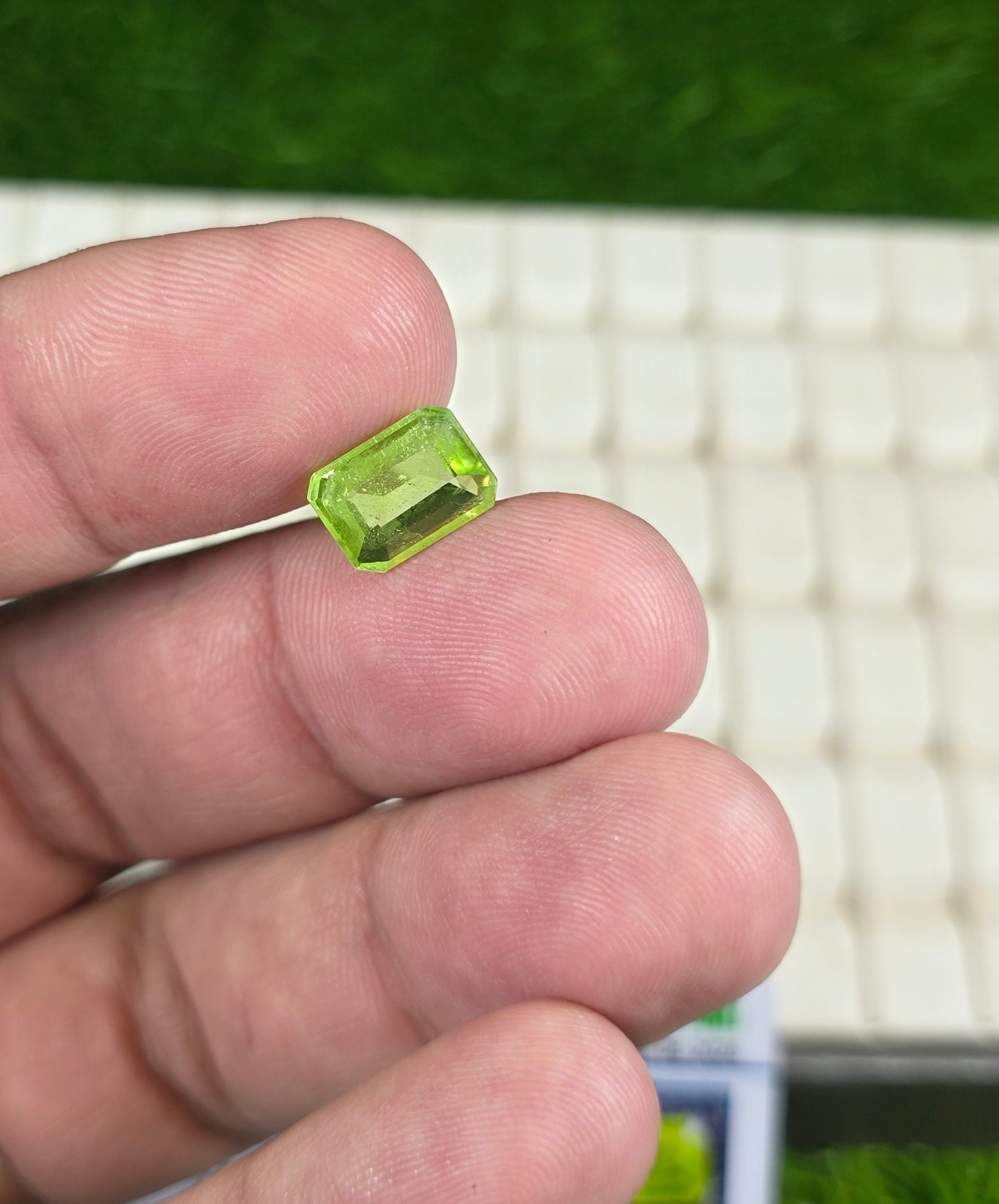 Premium Quality Peridot Stone With Lab Certificate
