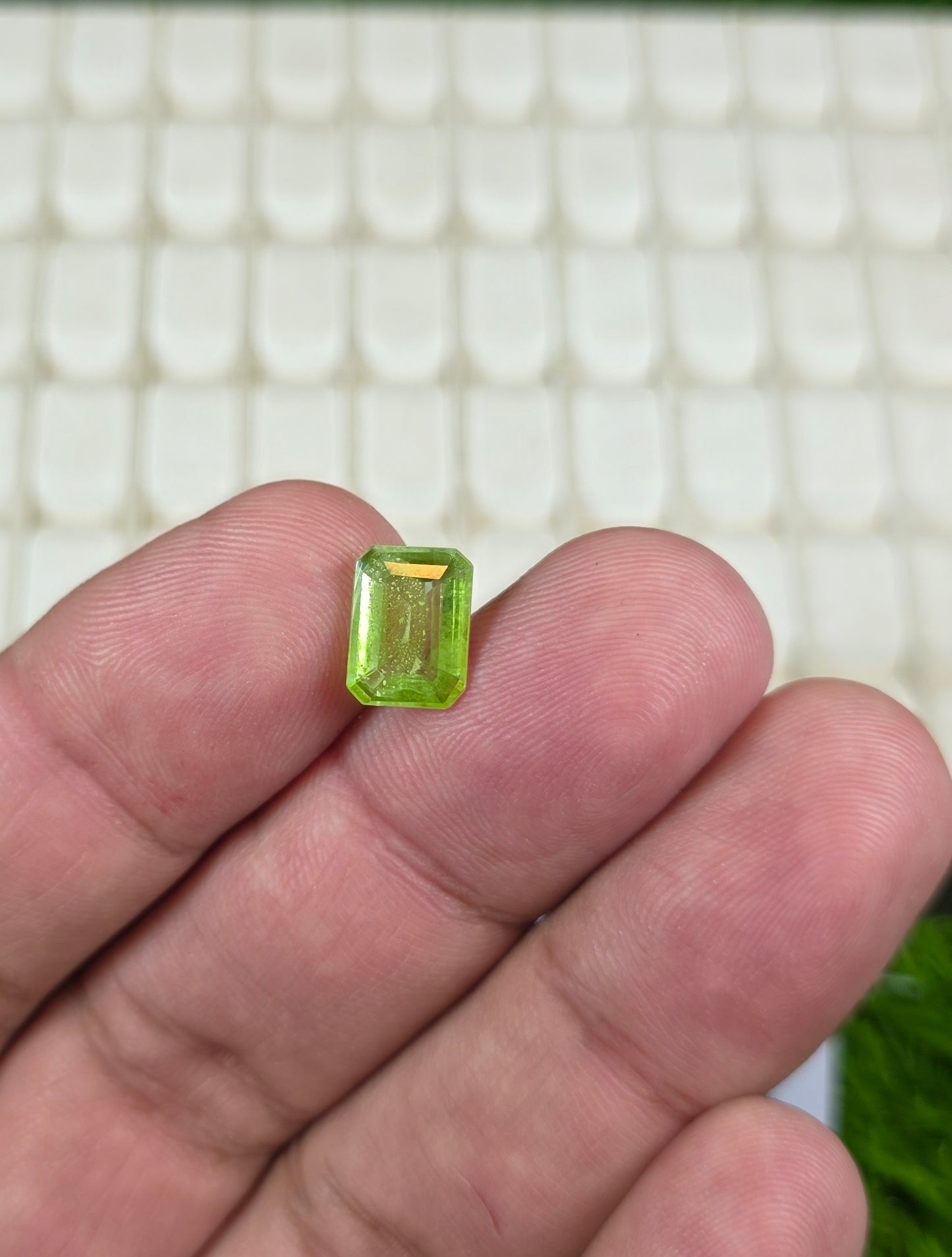 Premium Quality Peridot Stone With Lab Certificate