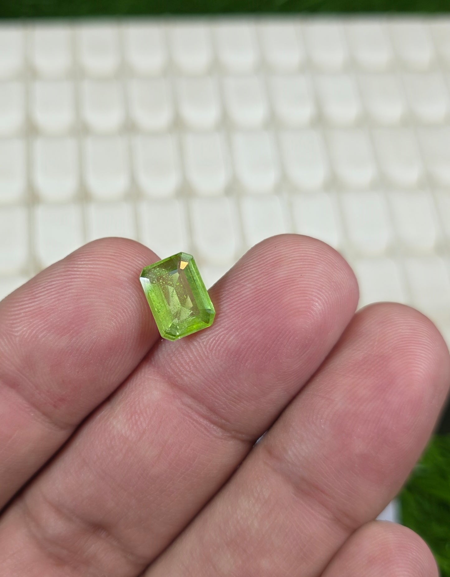 Premium Quality Peridot Stone With Lab Certificate