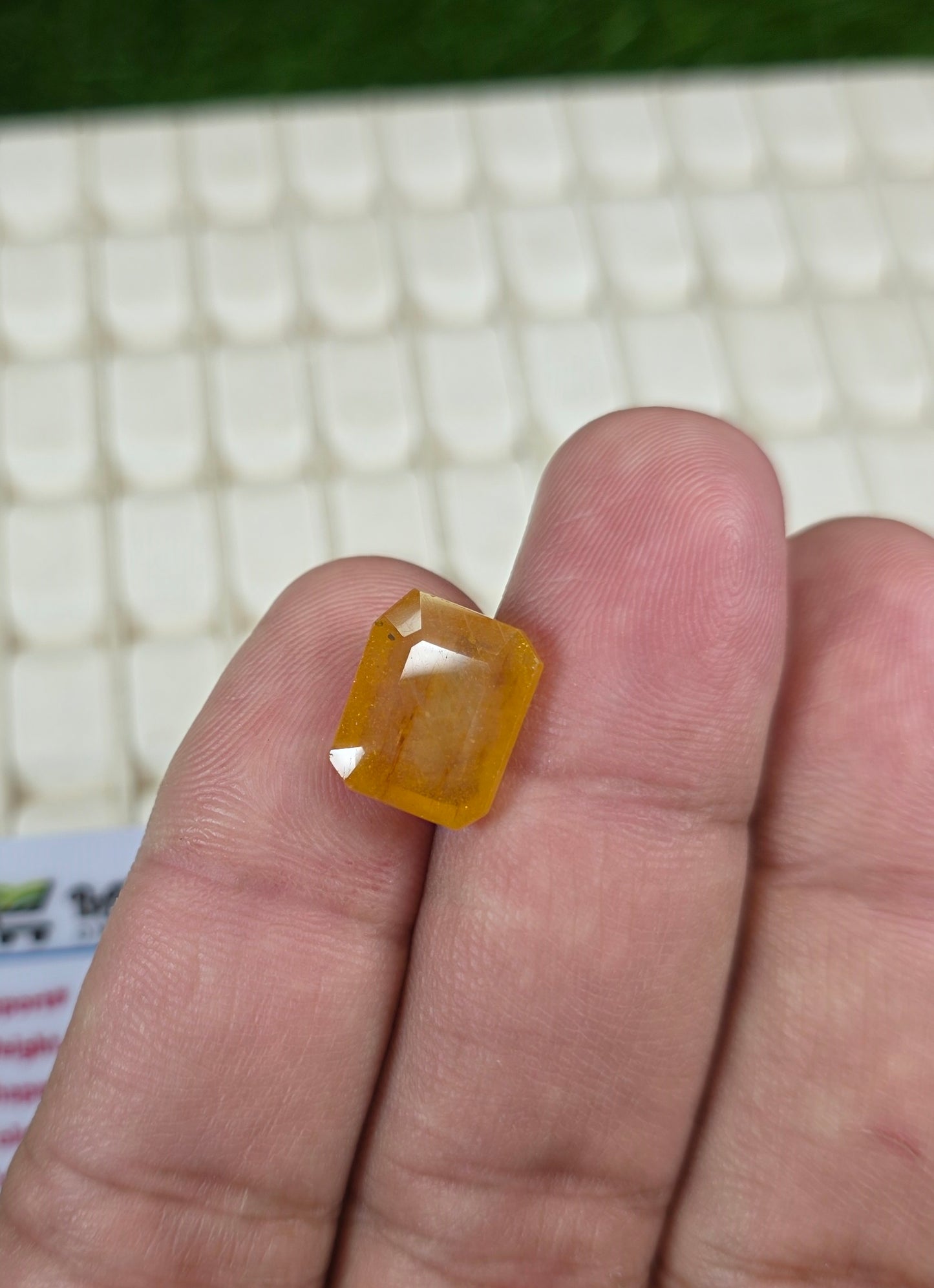 Premium Quality Pukhraj Stone With Lab Certificate