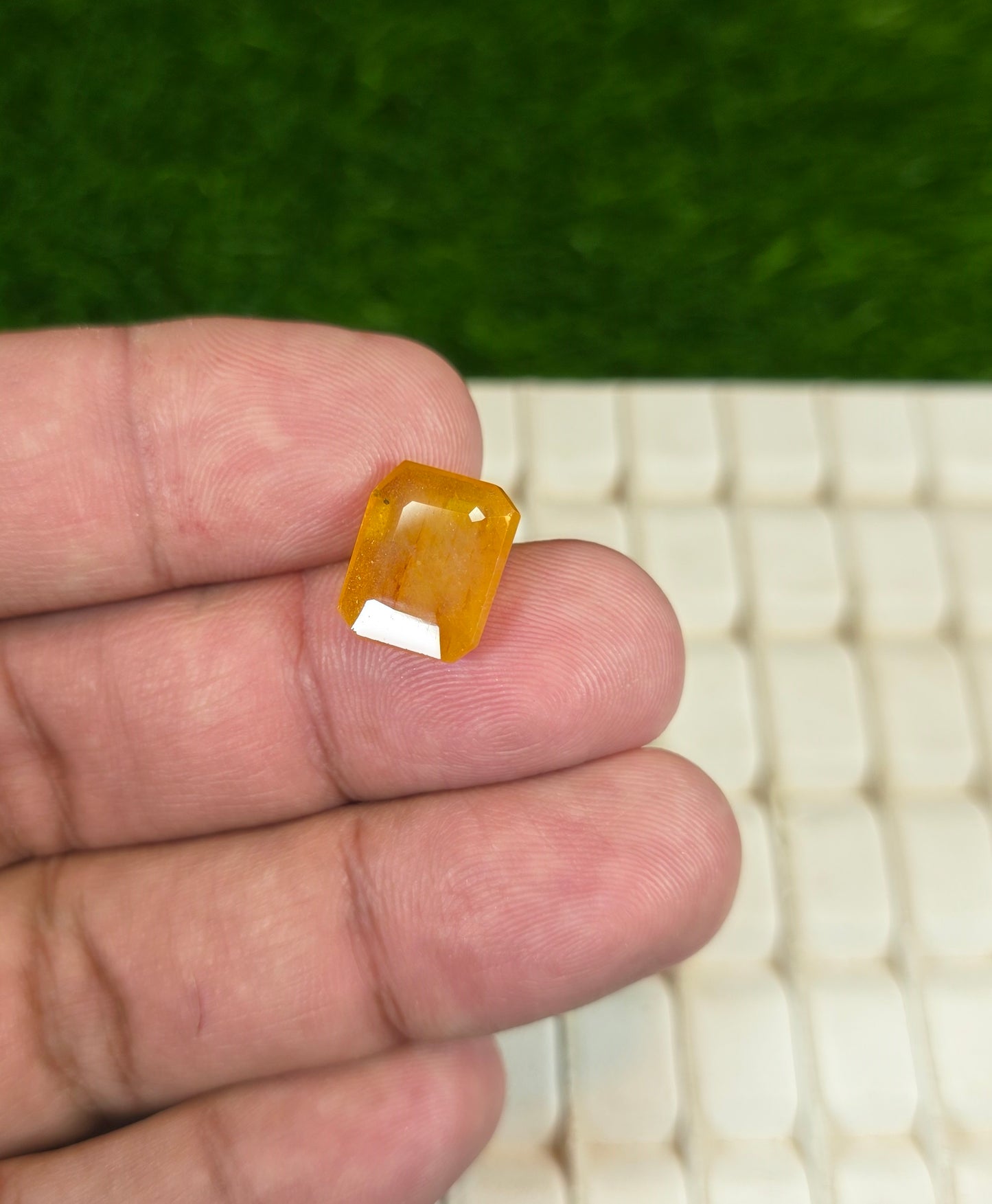 Premium Quality Pukhraj Stone With Lab Certificate