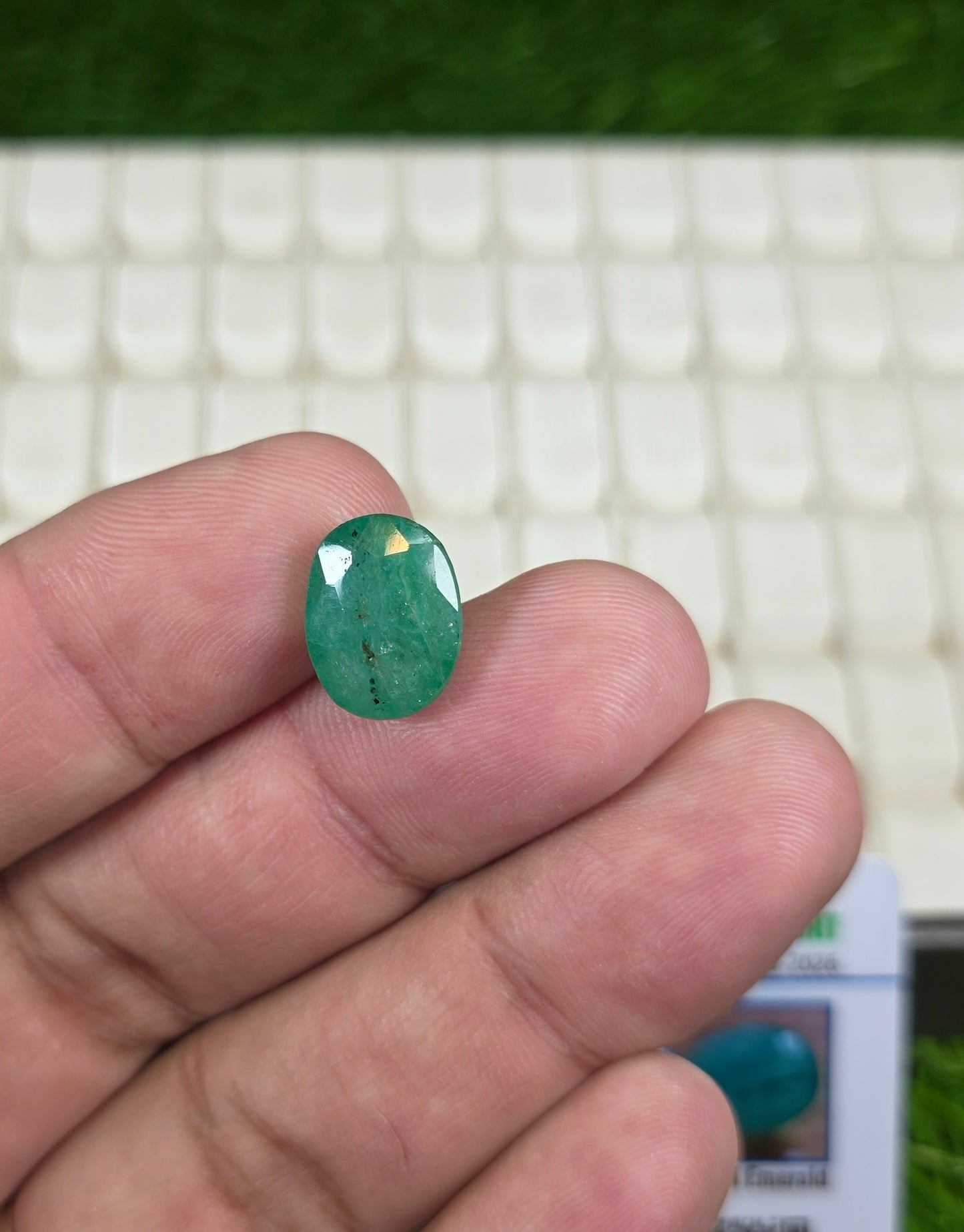 Premium Quality Zamurd Stone With Lab Certificate