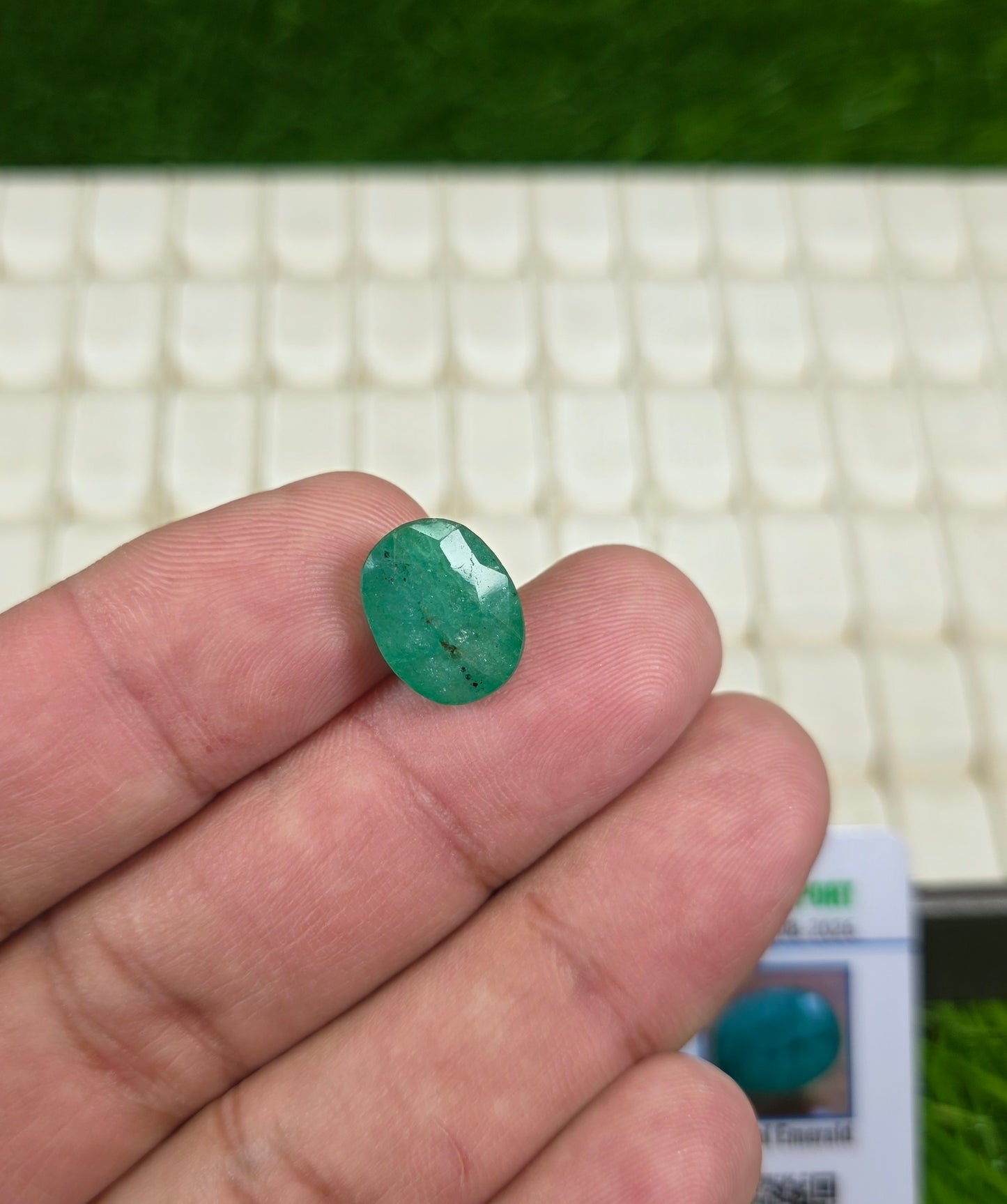 Premium Quality Zamurd Stone With Lab Certificate