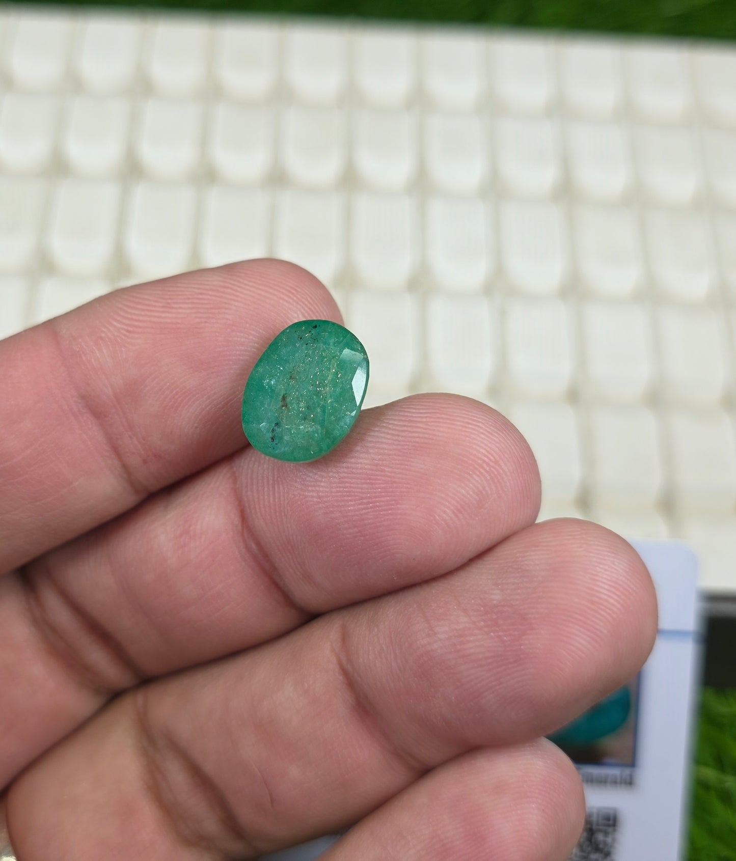 Premium Quality Zamurd Stone With Lab Certificate