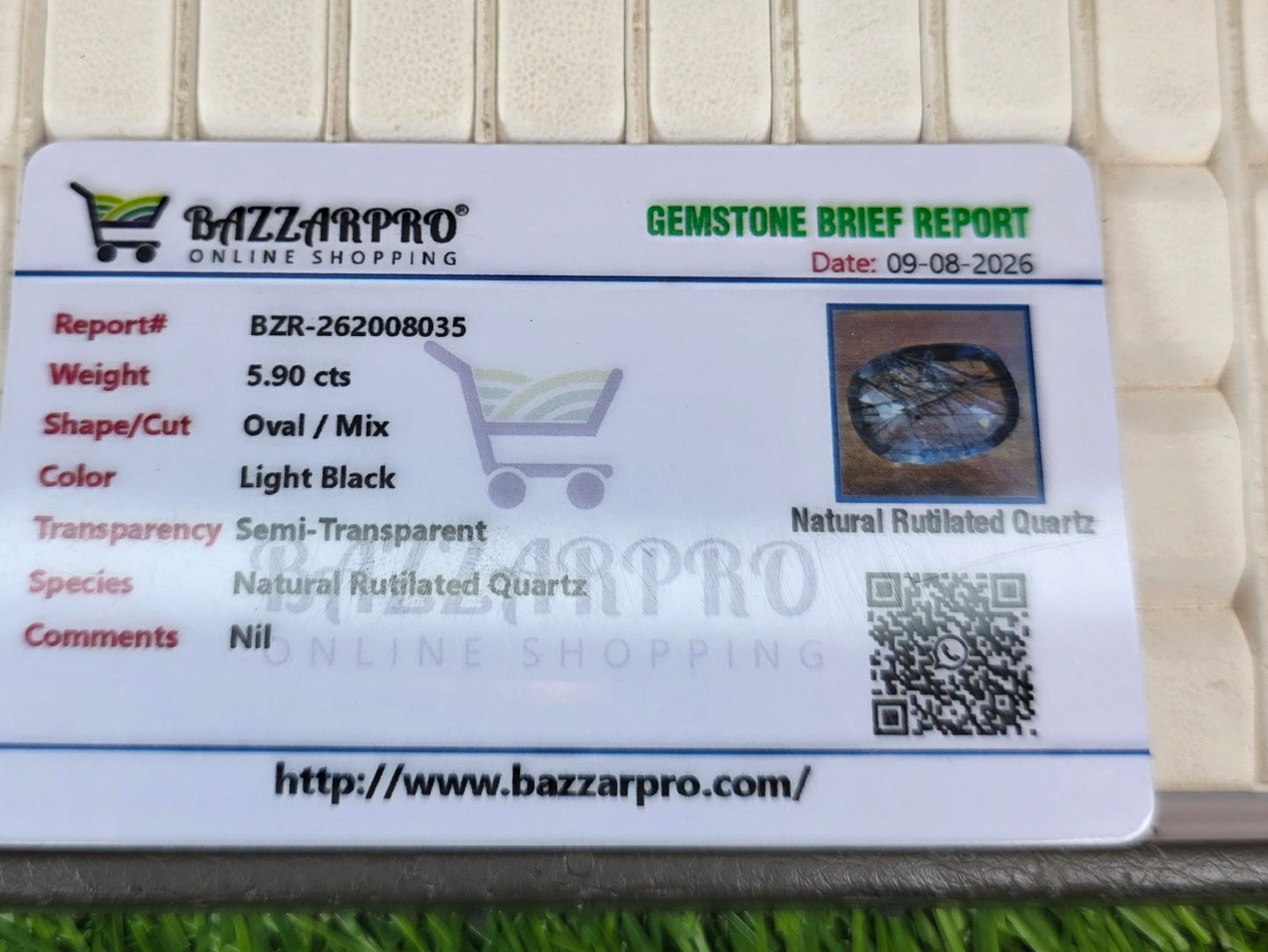 Premium Quality Moh e Najaf Stone With Lab Certificate