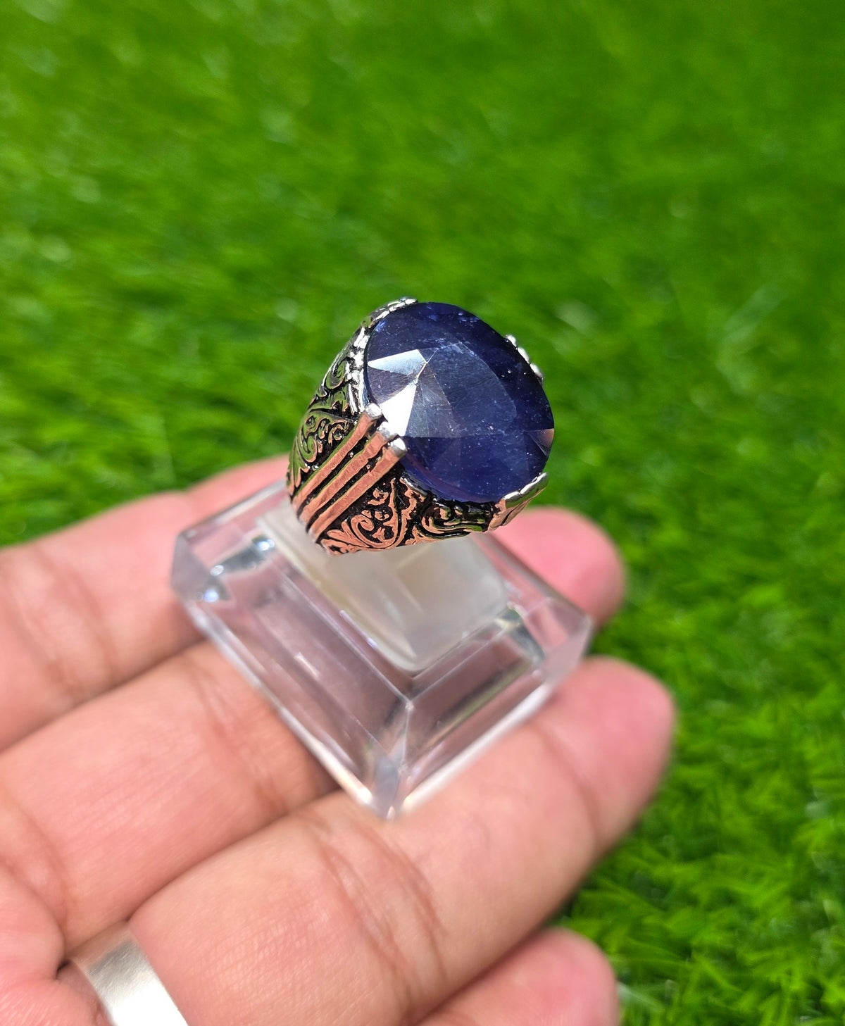 Premium Quality Neelam Ring