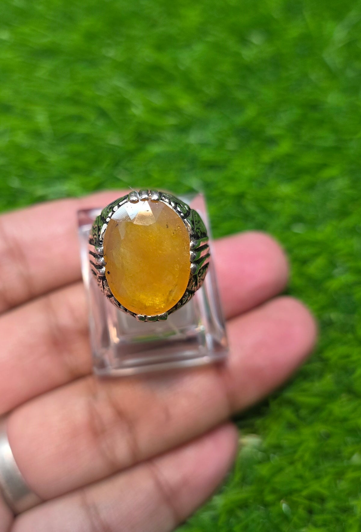 Premium Quality Pukhraj Ring