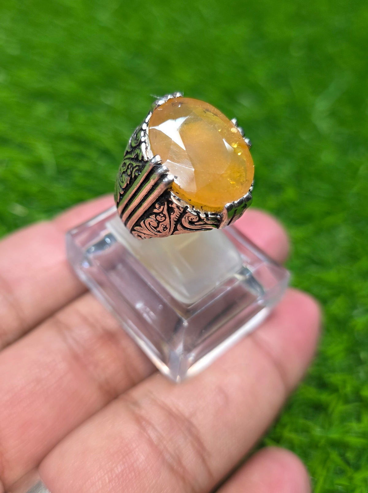 Premium Quality Pukhraj Ring