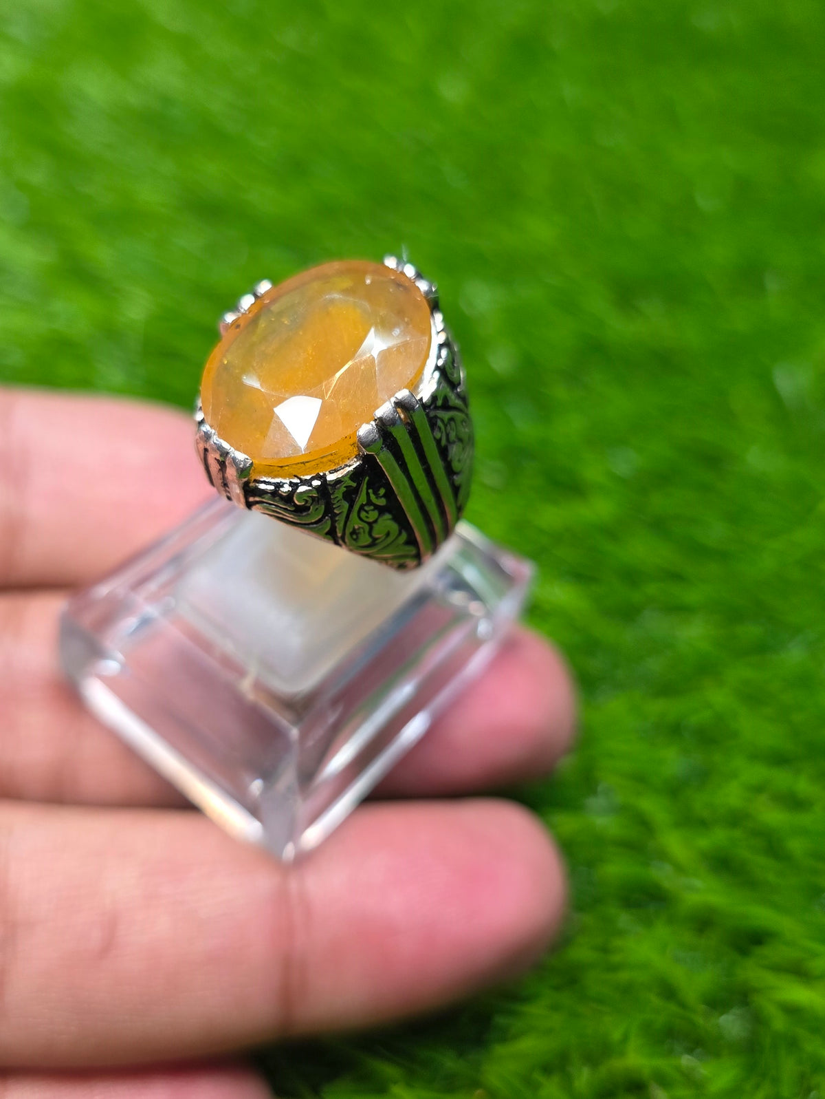 Premium Quality Pukhraj Ring