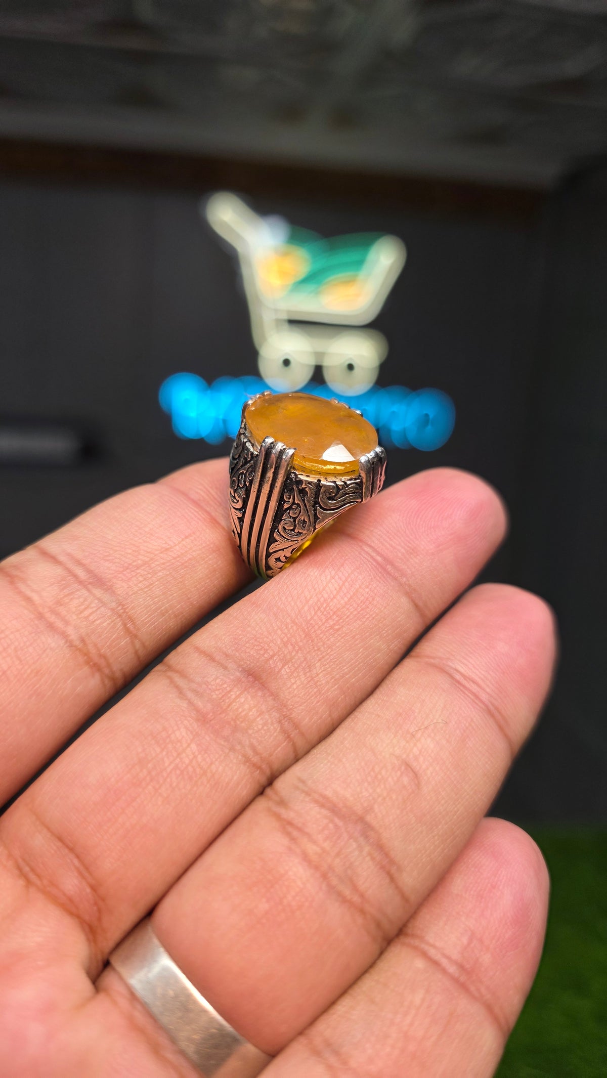 Premium Quality Pukhraj Ring