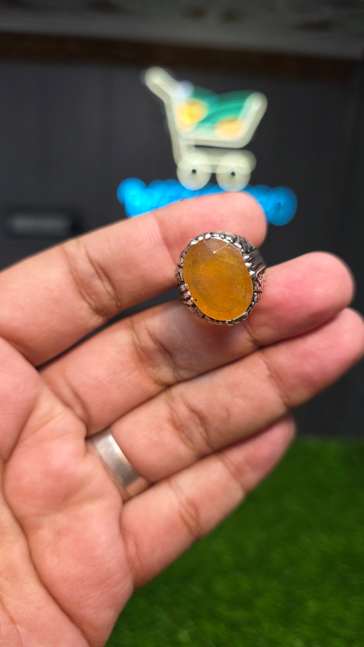 Premium Quality Pukhraj Ring