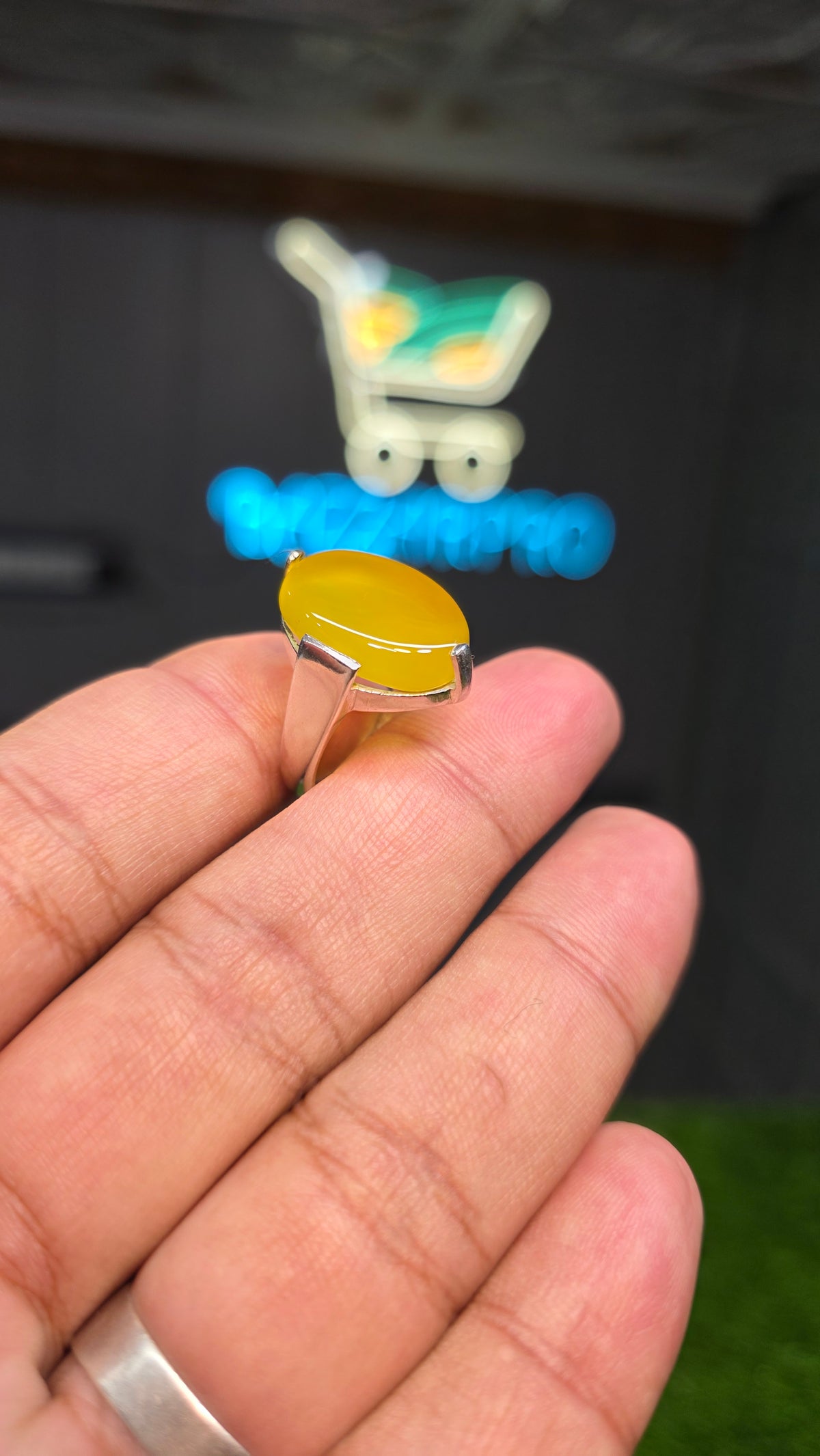 Premium Quality Zarad Aqeeq Ring