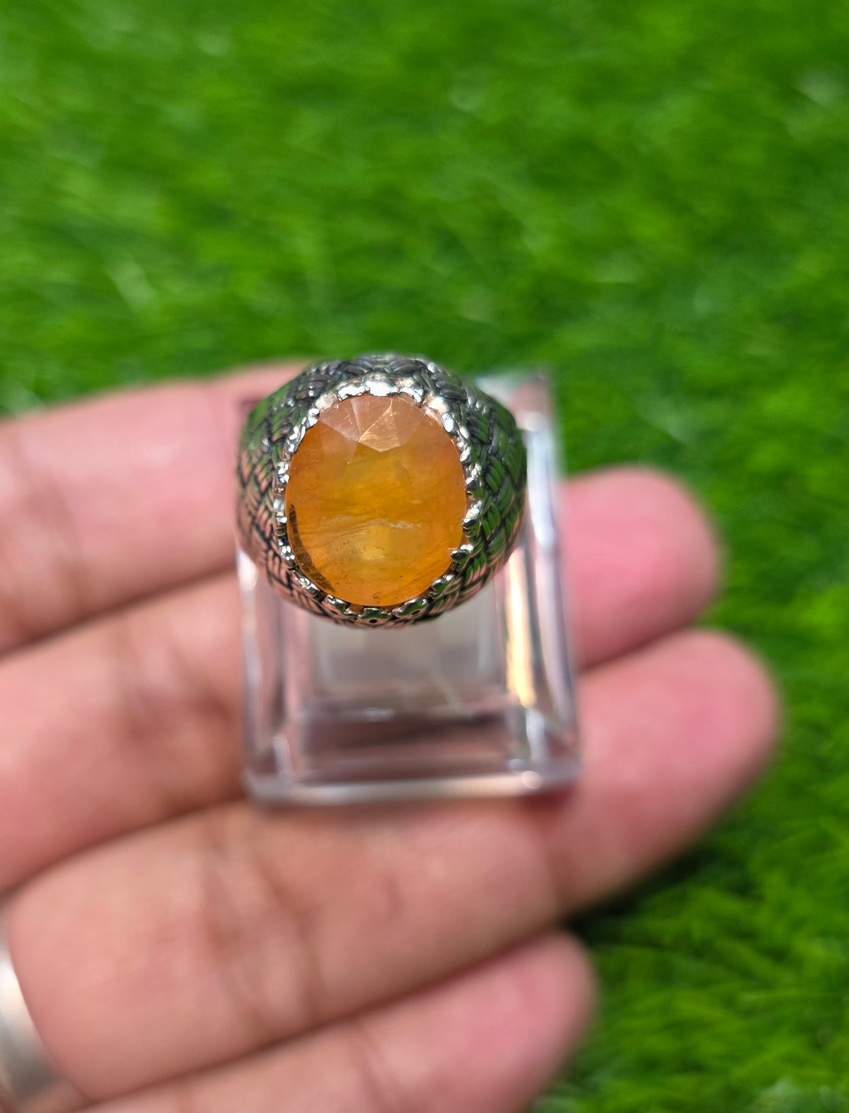 Premium Quality Pukhraj Ring