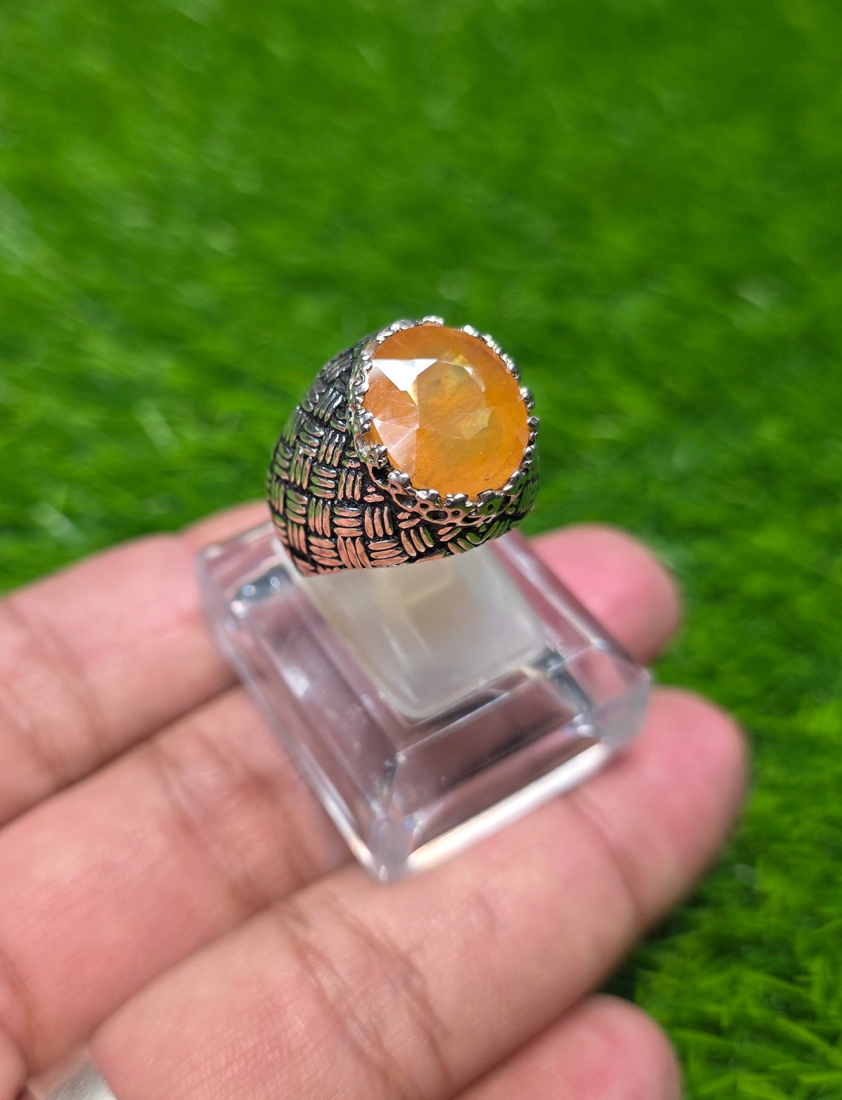 Premium Quality Pukhraj Ring
