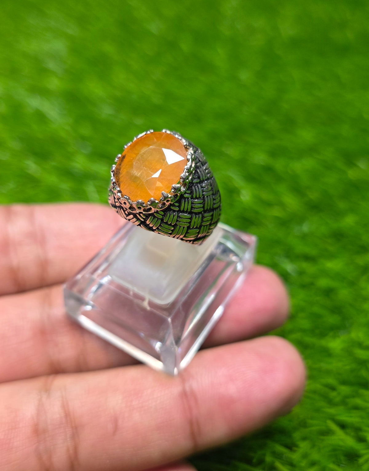 Premium Quality Pukhraj Ring