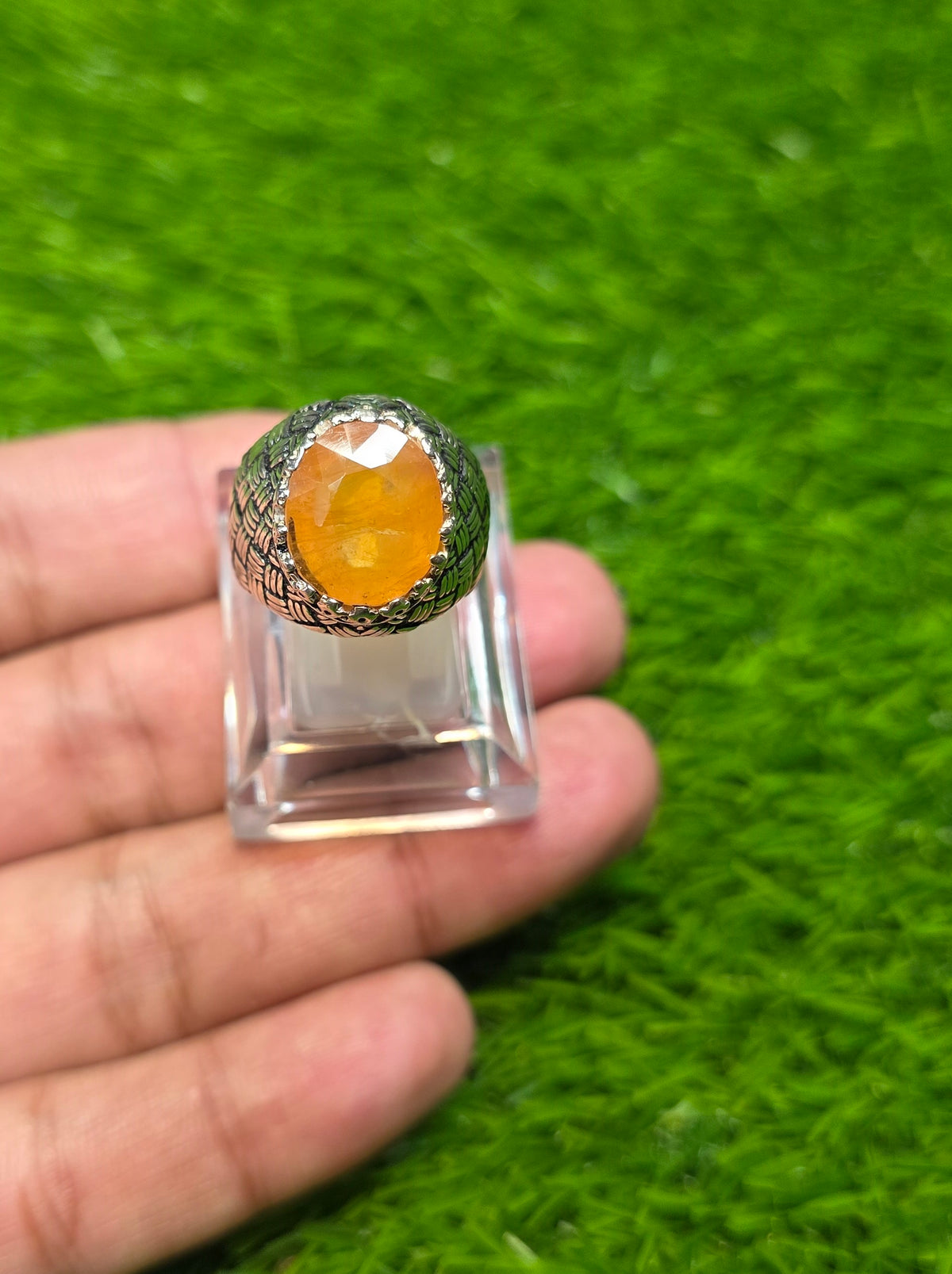 Premium Quality Pukhraj Ring