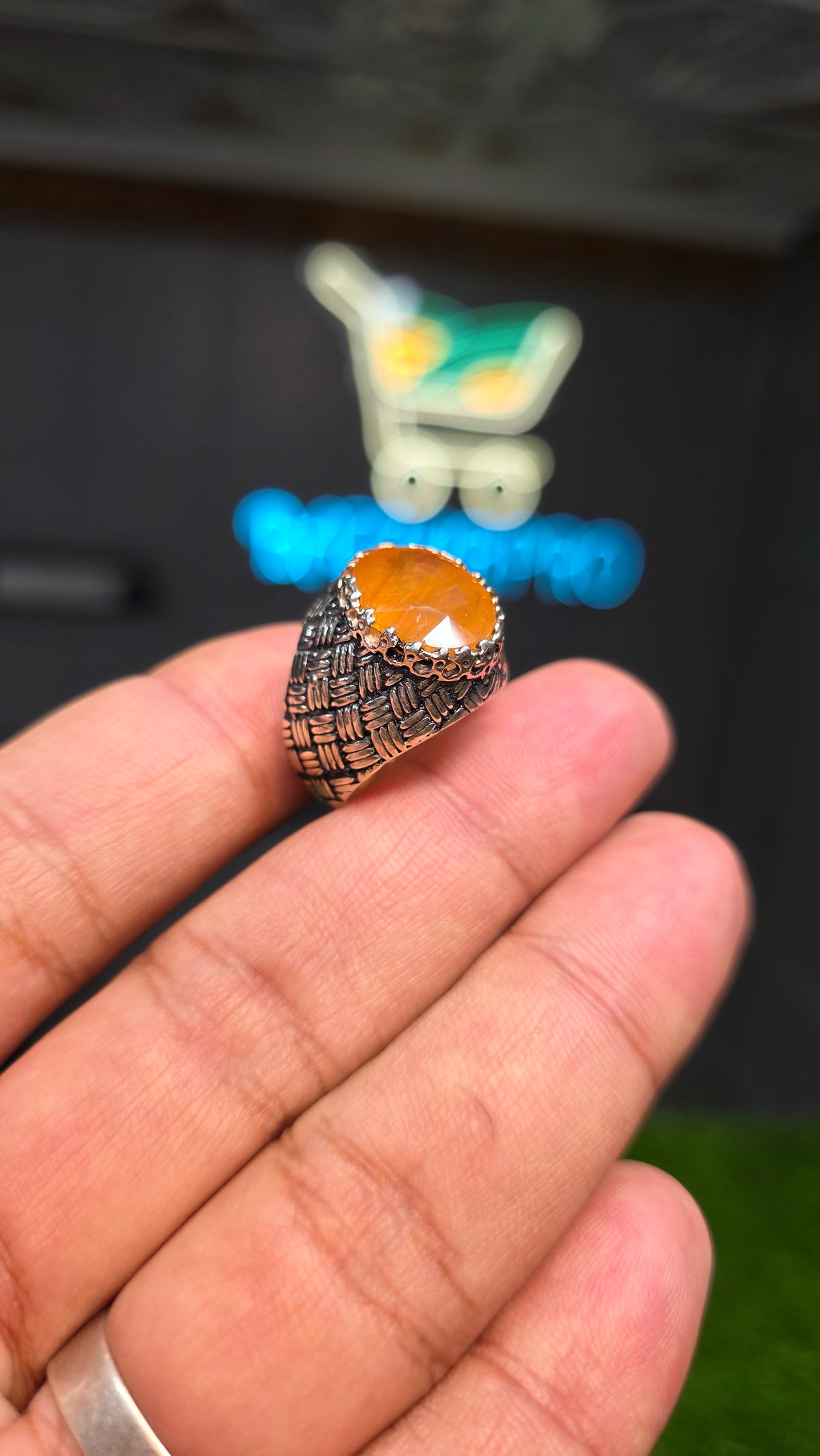 Premium Quality Pukhraj Ring