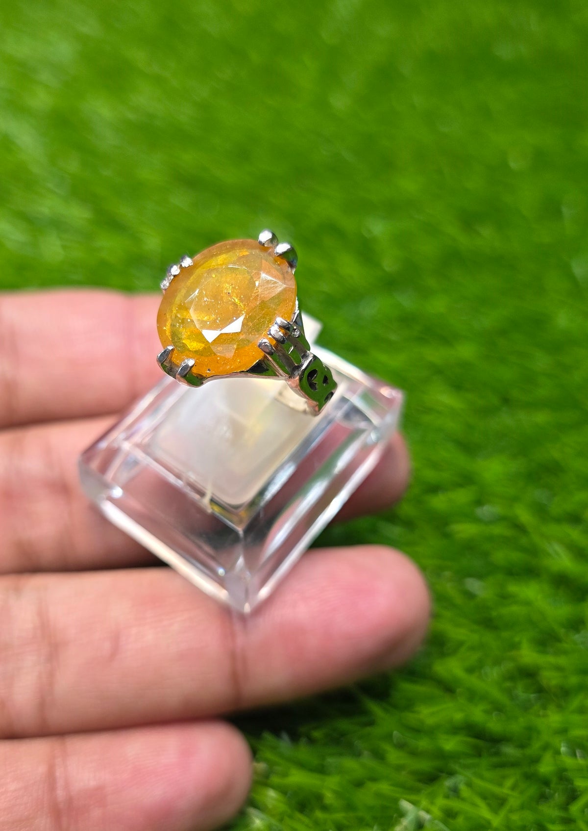 Premium Quality Pukhraj Ring