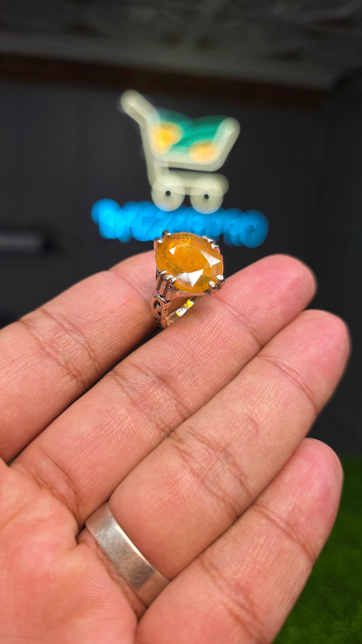 Premium Quality Pukhraj Ring