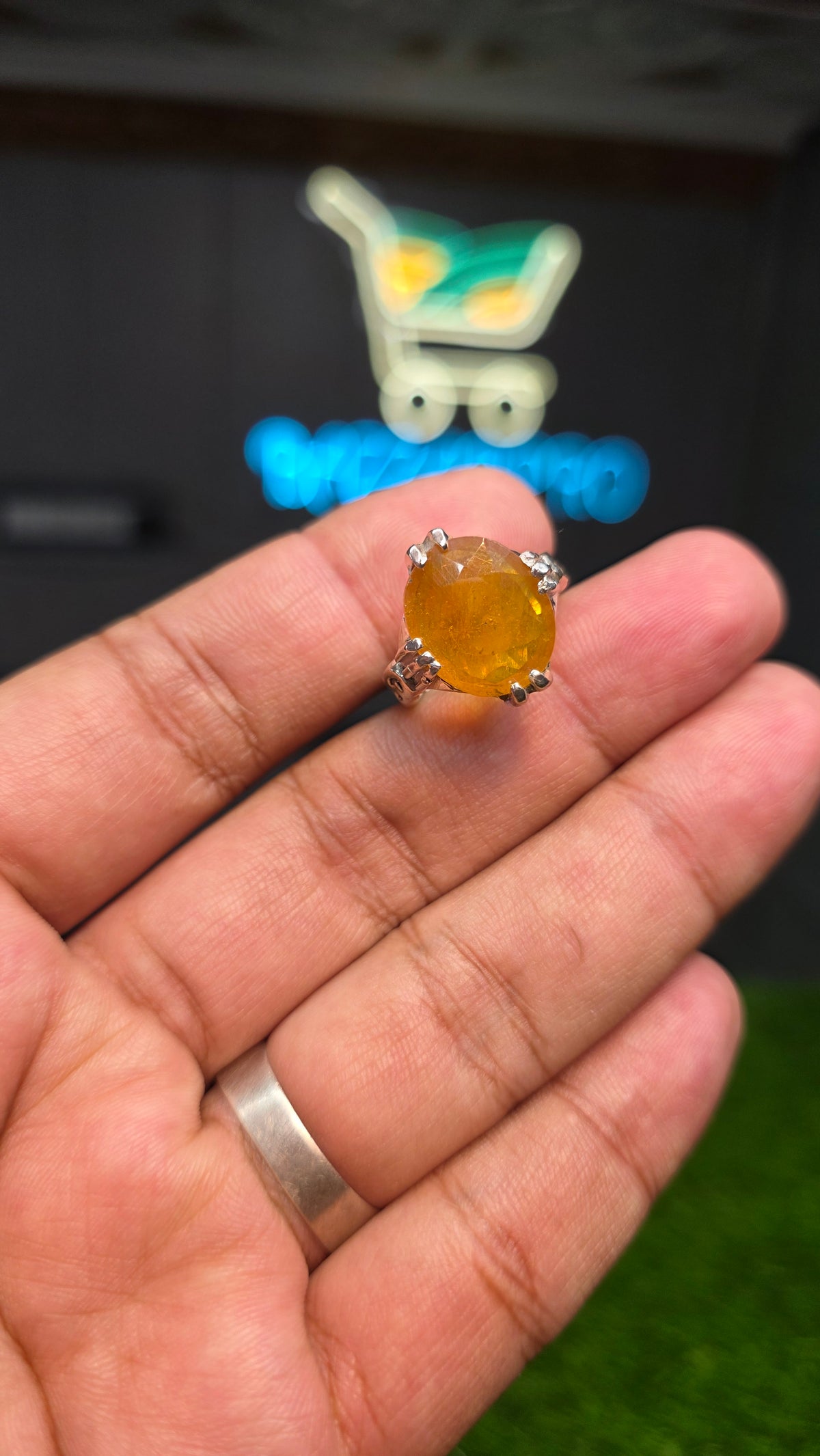 Premium Quality Pukhraj Ring