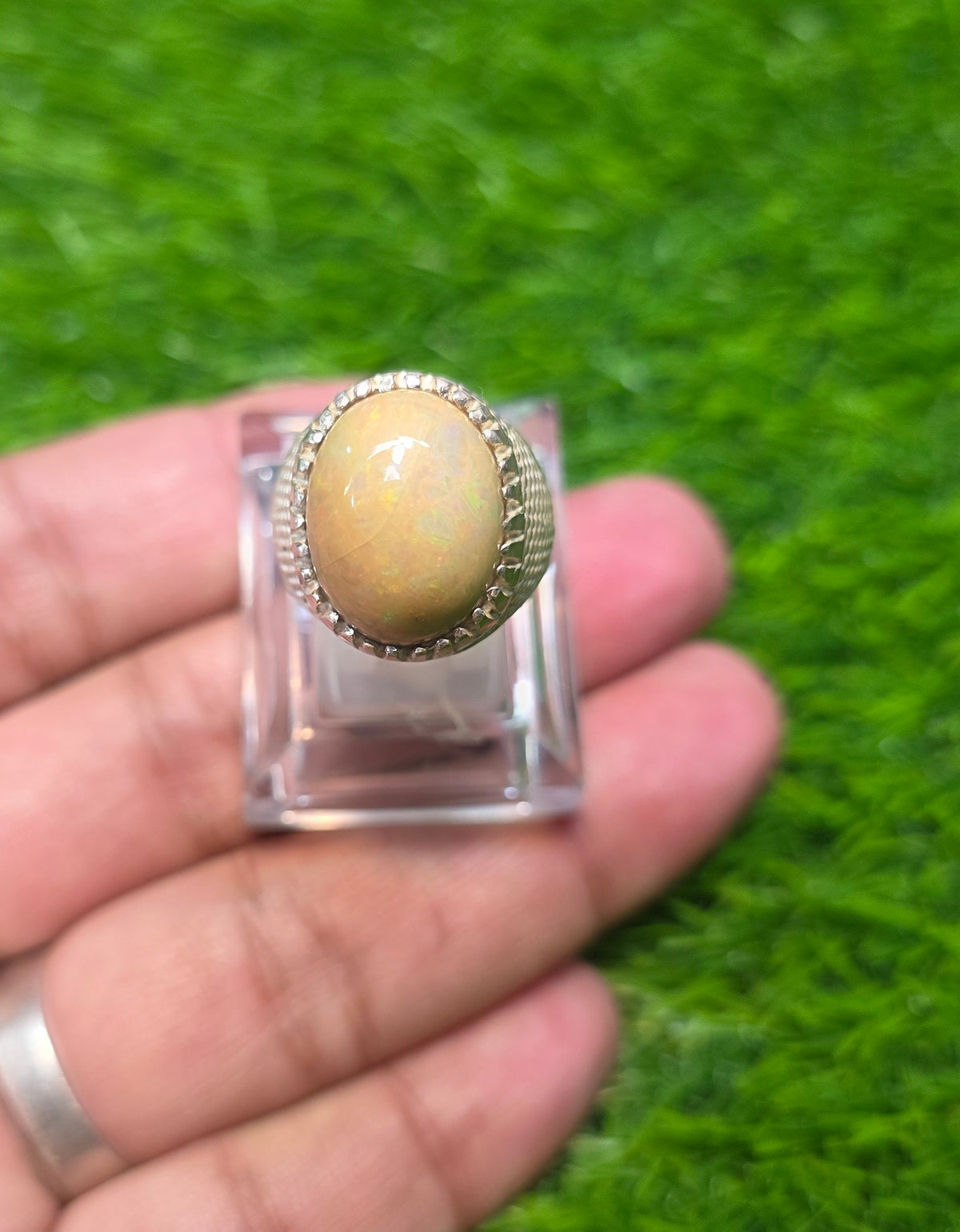 Premium Quality Full Fire Opal Ring