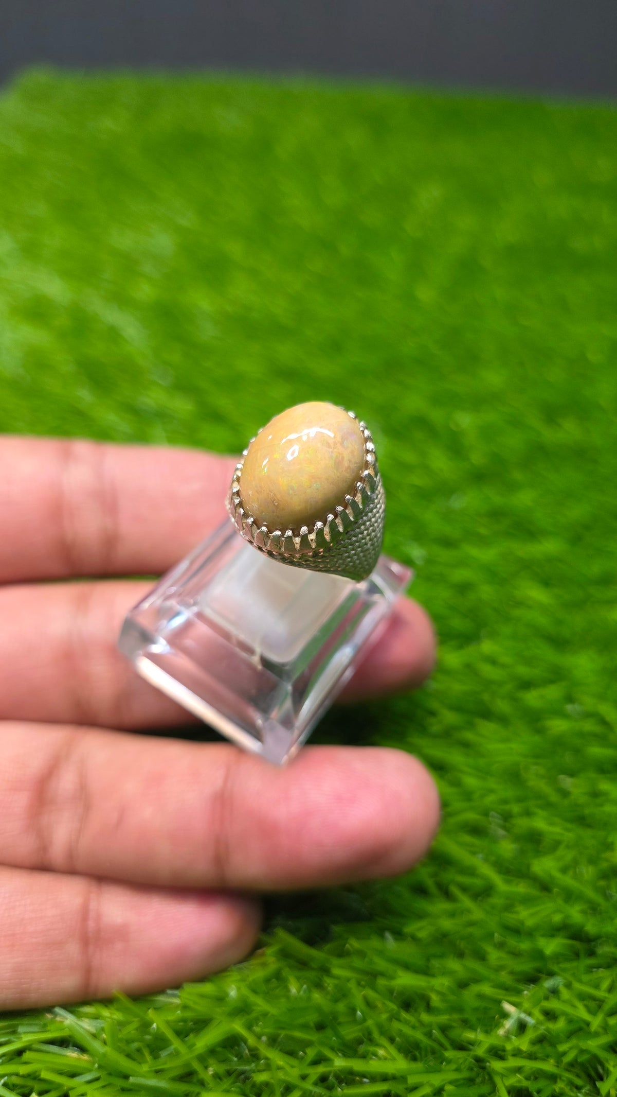Premium Quality Full Fire Opal Ring
