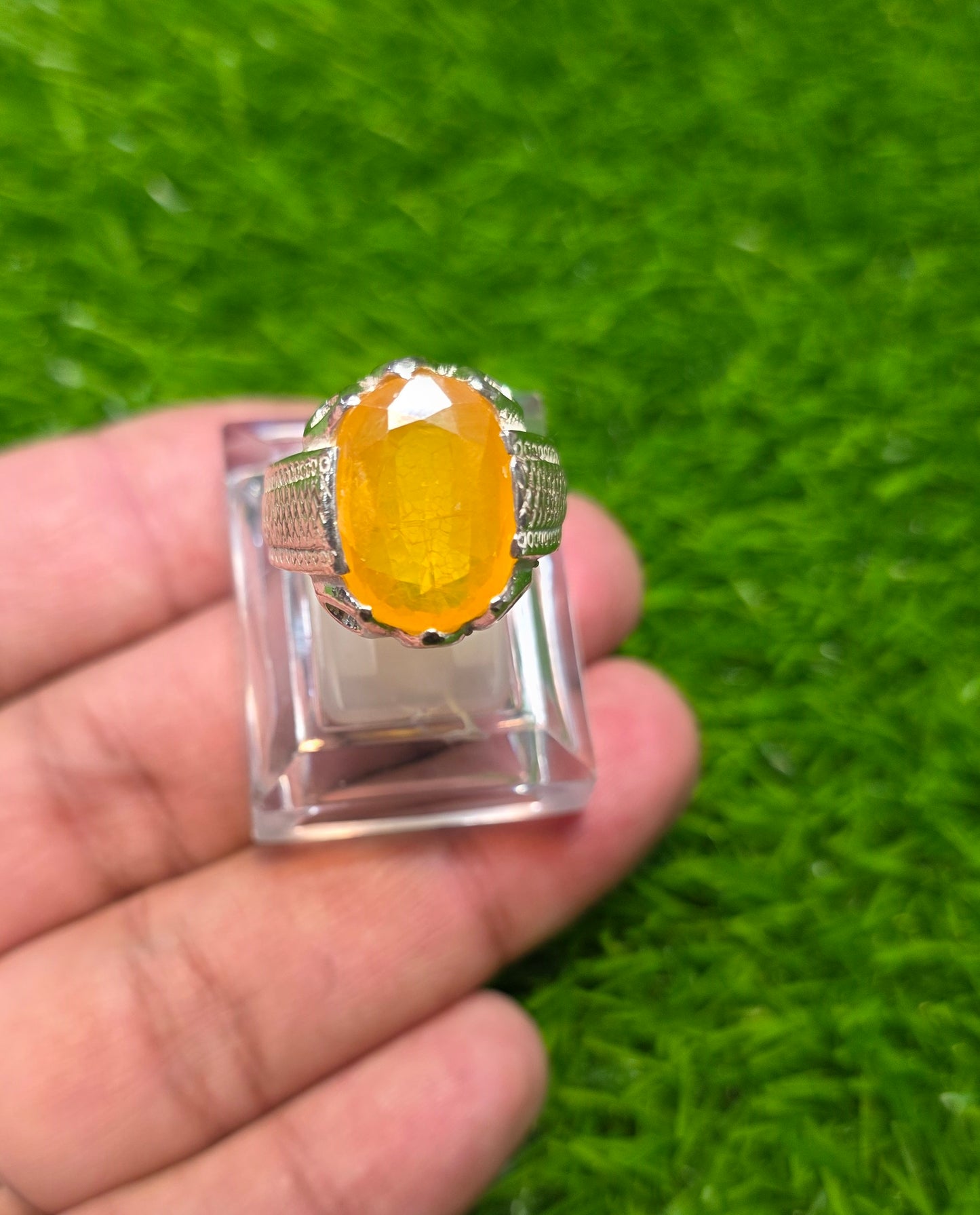 Premium Quality Pukhraj Ring