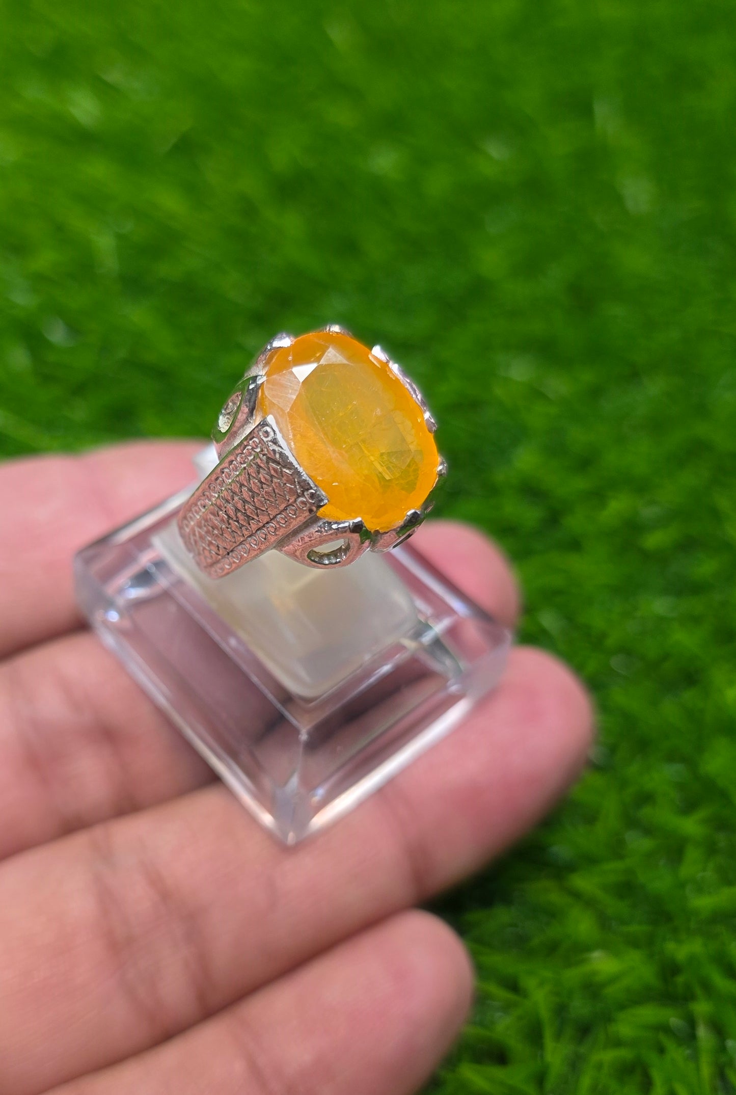 Premium Quality Pukhraj Ring