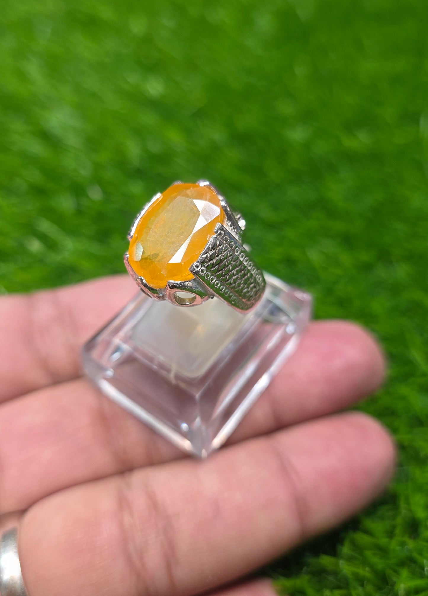 Premium Quality Pukhraj Ring