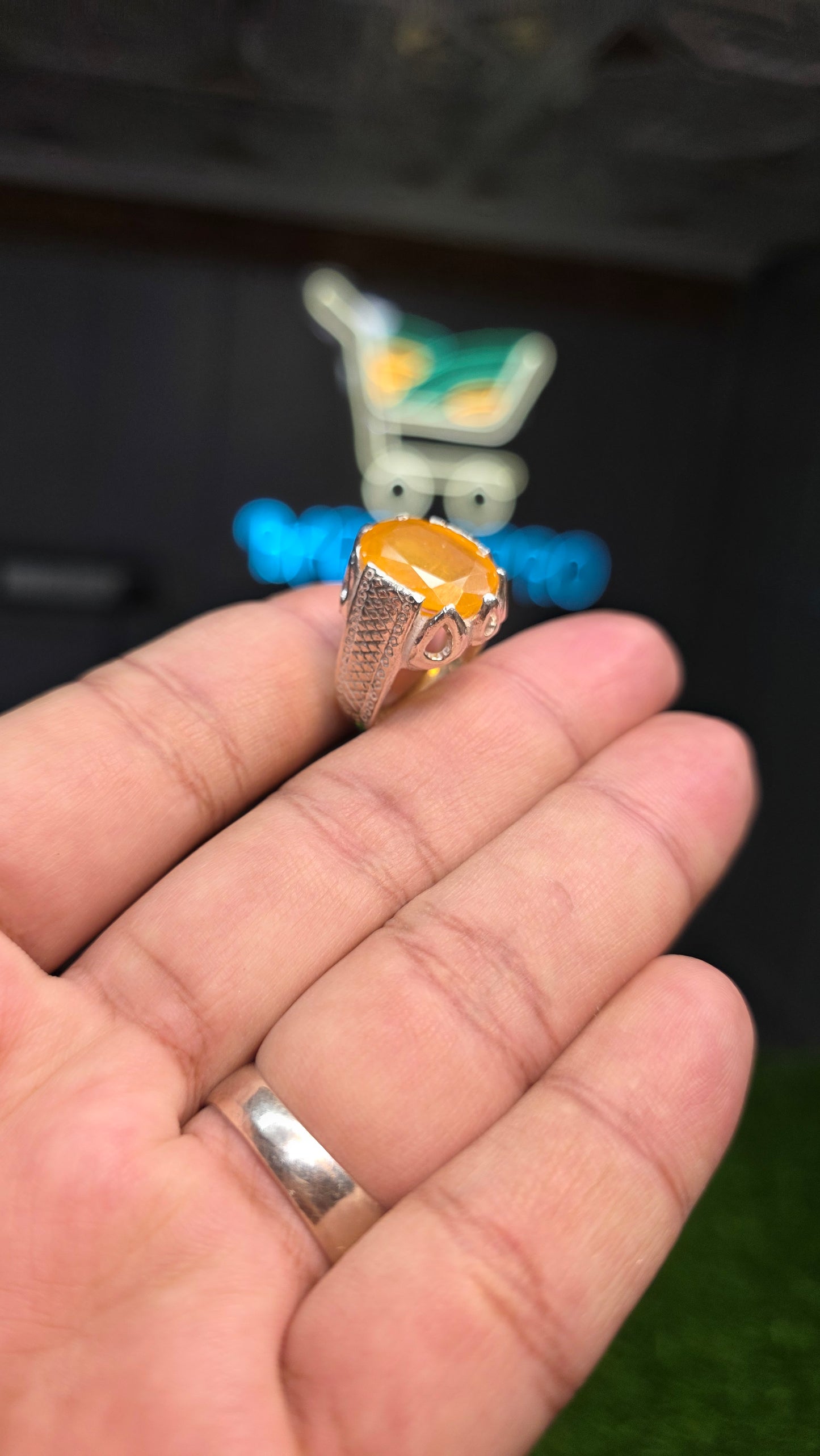 Premium Quality Pukhraj Ring
