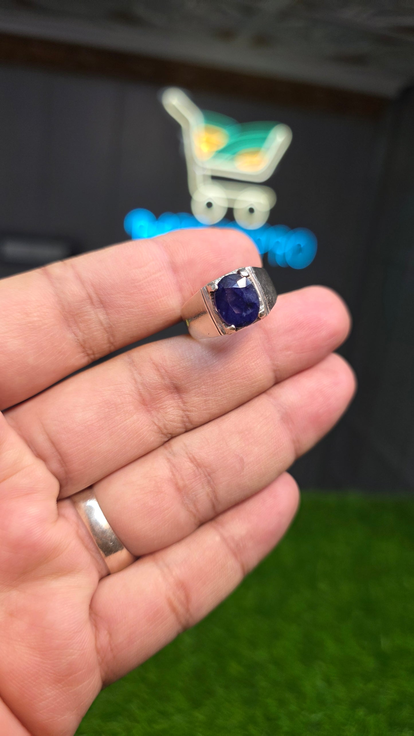 Premium Quality Neelam Ring