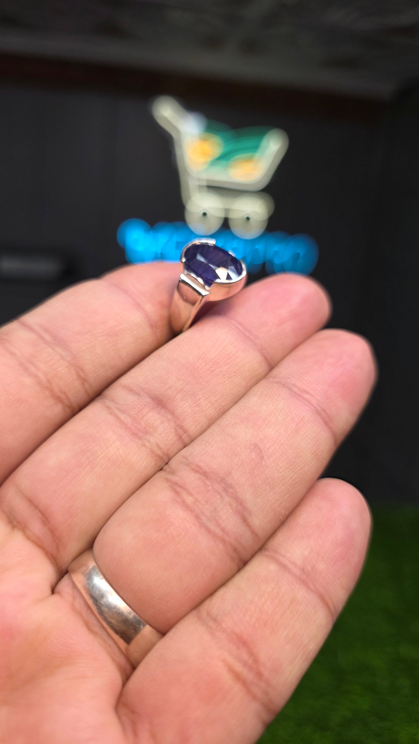 Premium Quality Neelam Ring