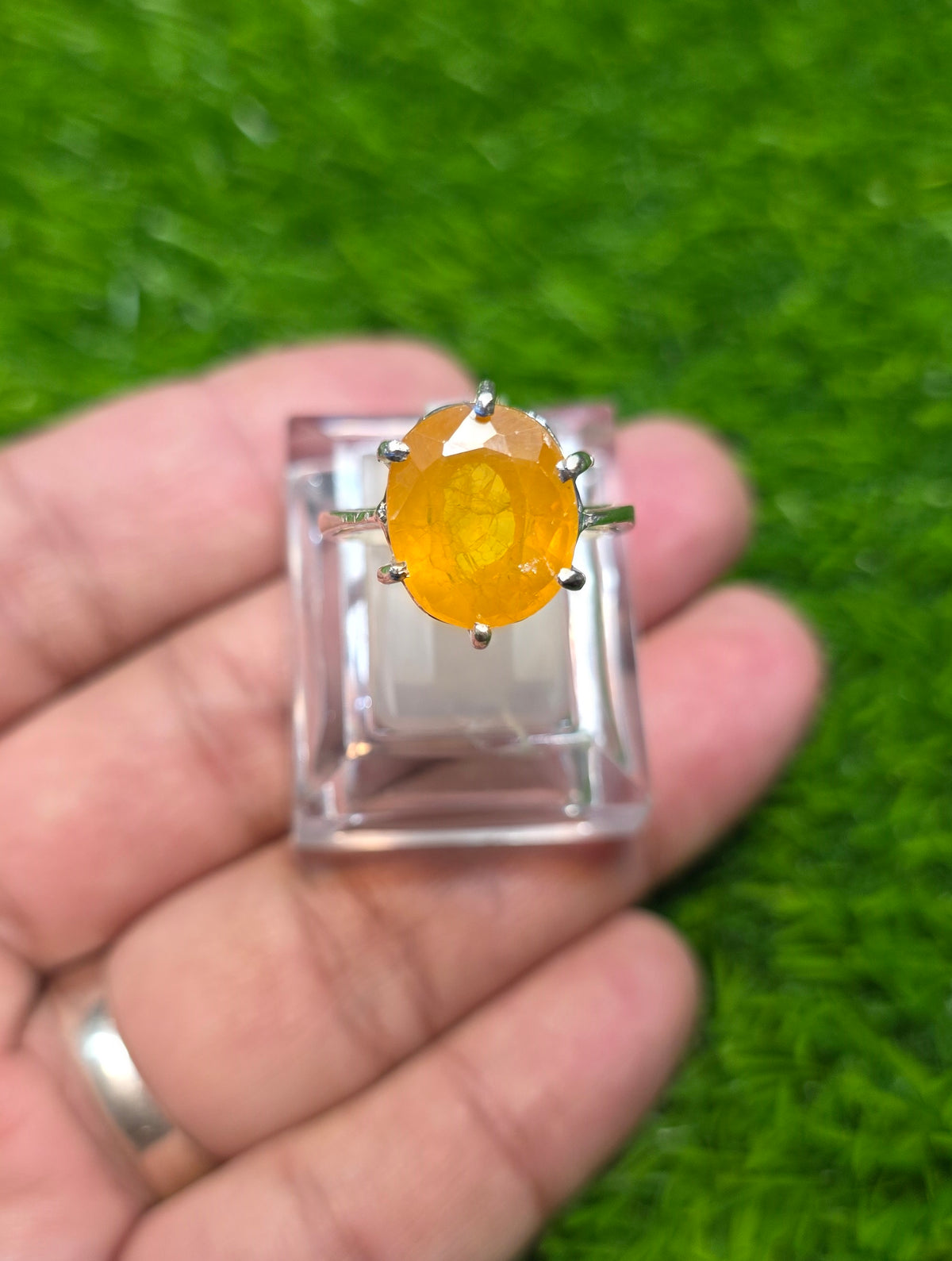 Premium Quality Pukhraj Ring