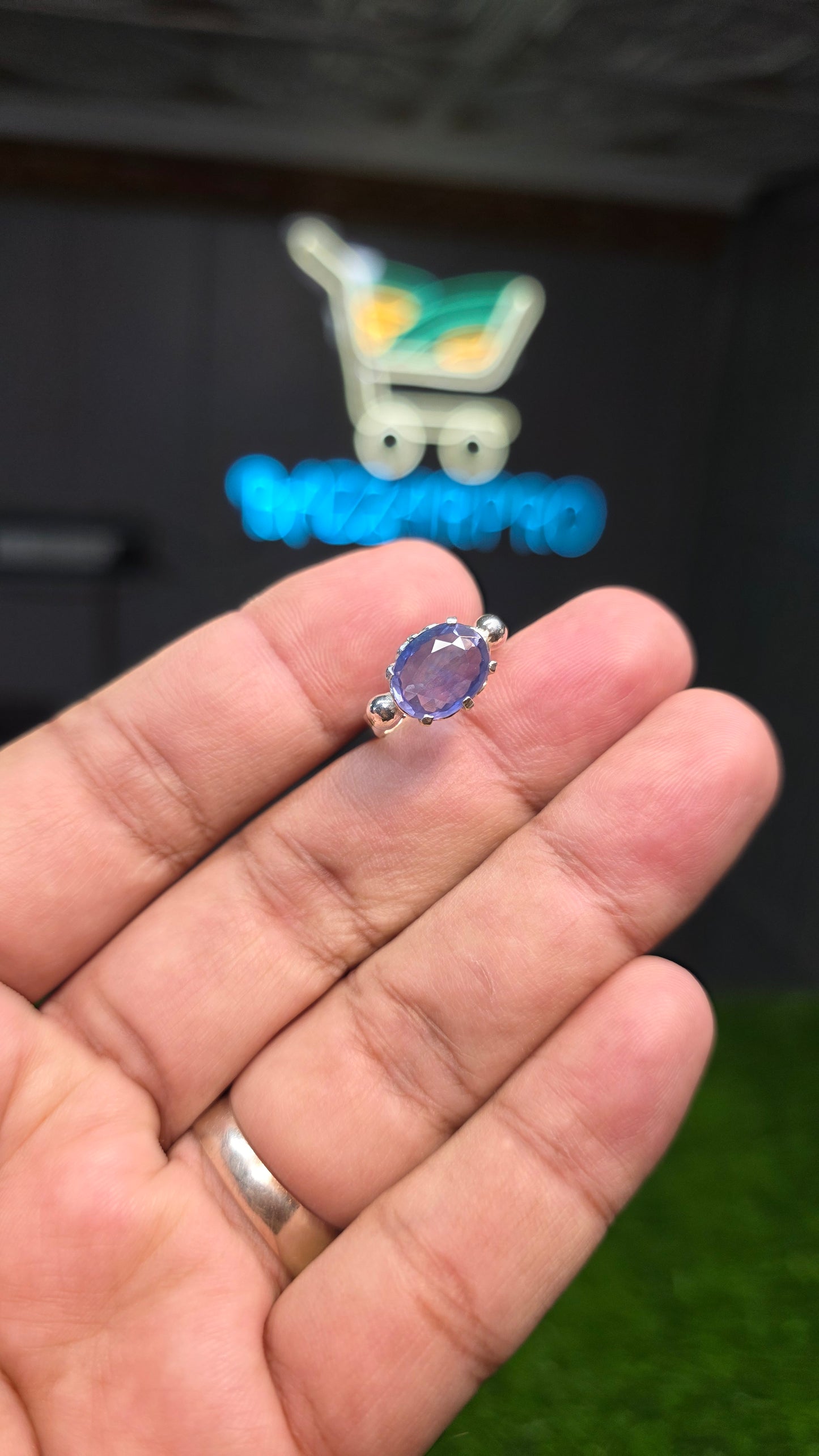 Premium Quality Neelam Ring