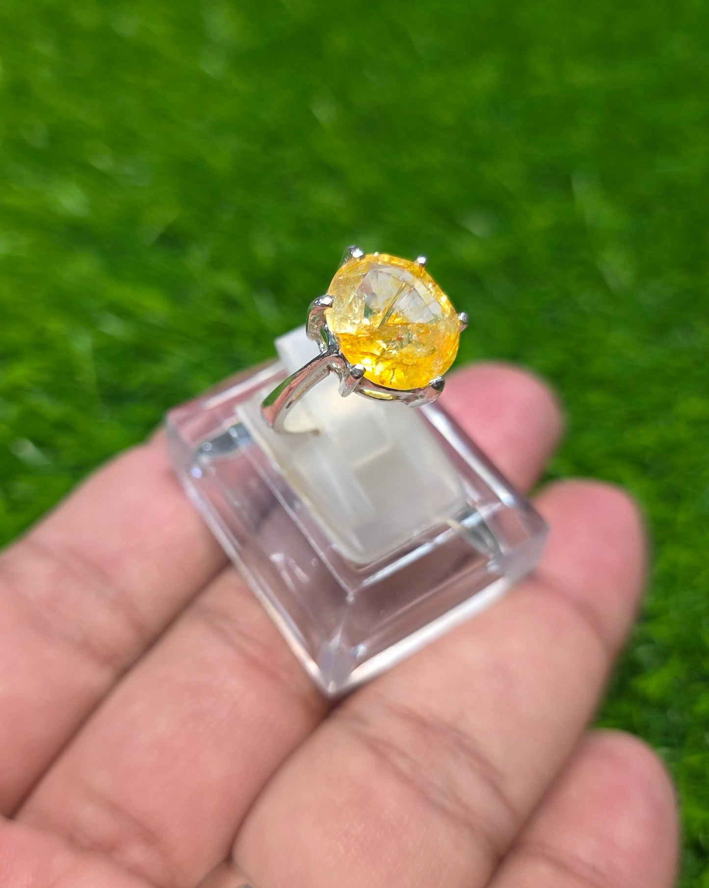 Premium Quality Ceylon Topaz Ring