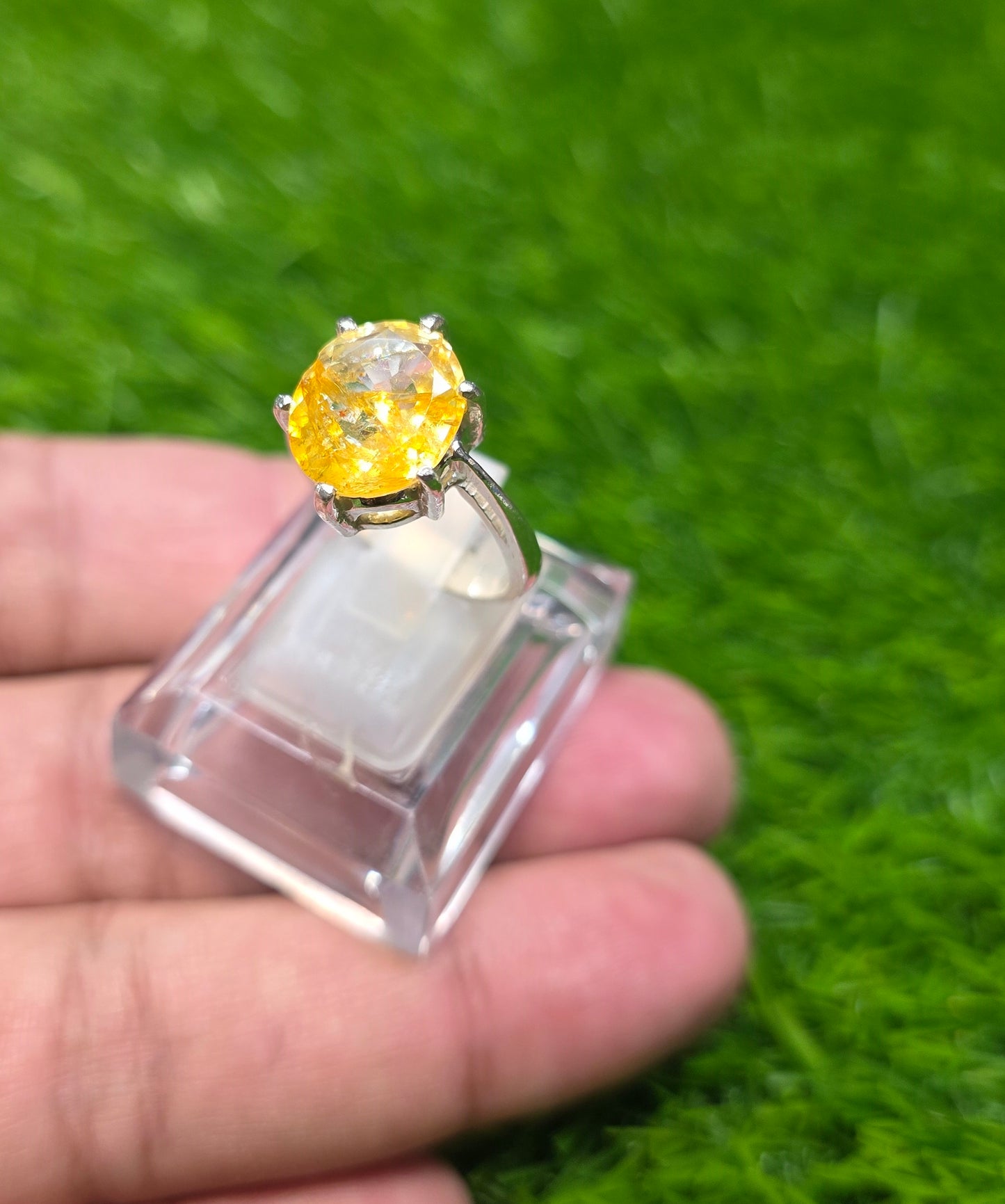 Premium Quality Ceylon Topaz Ring