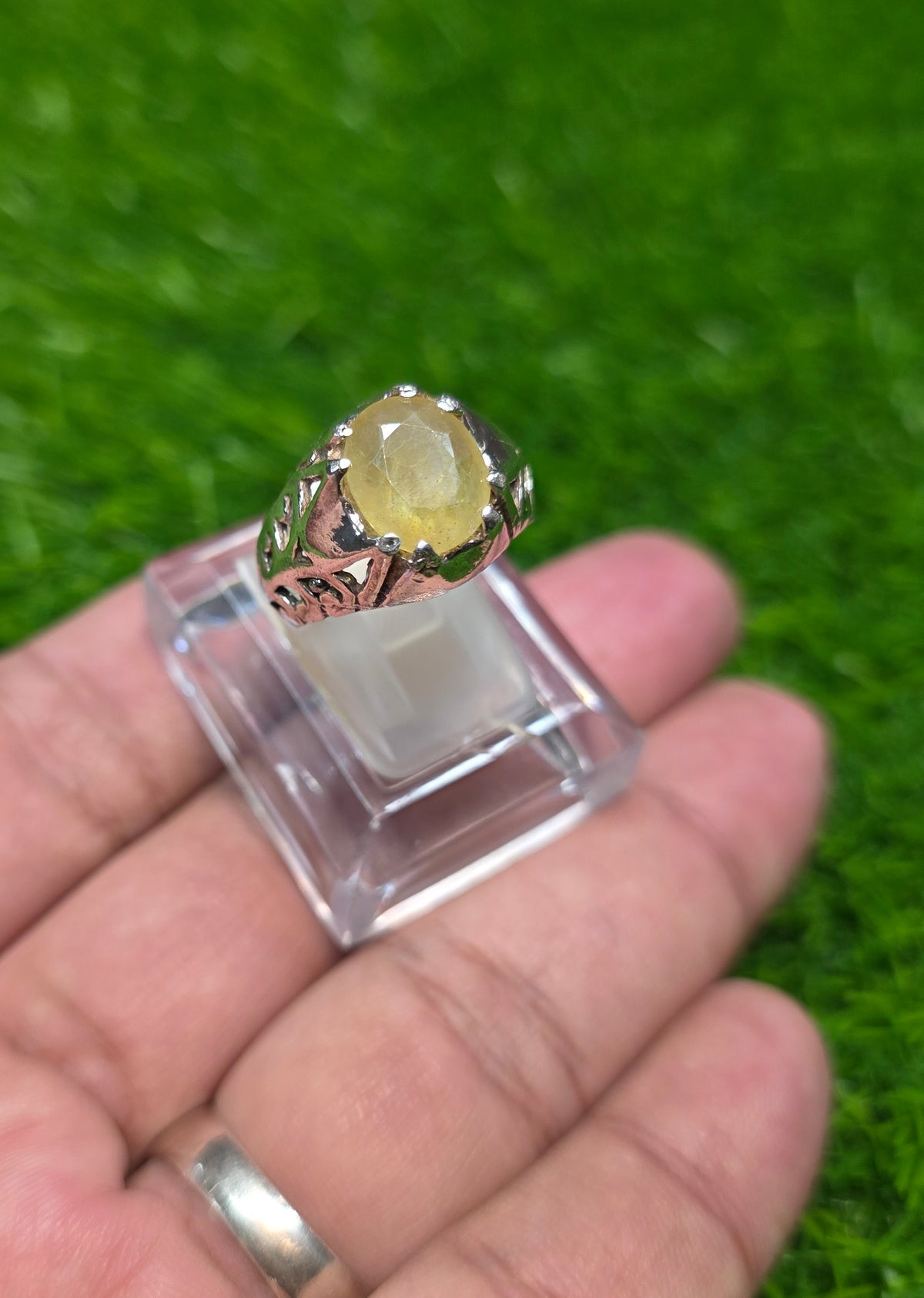 Premium Quality Pukhraj Ring