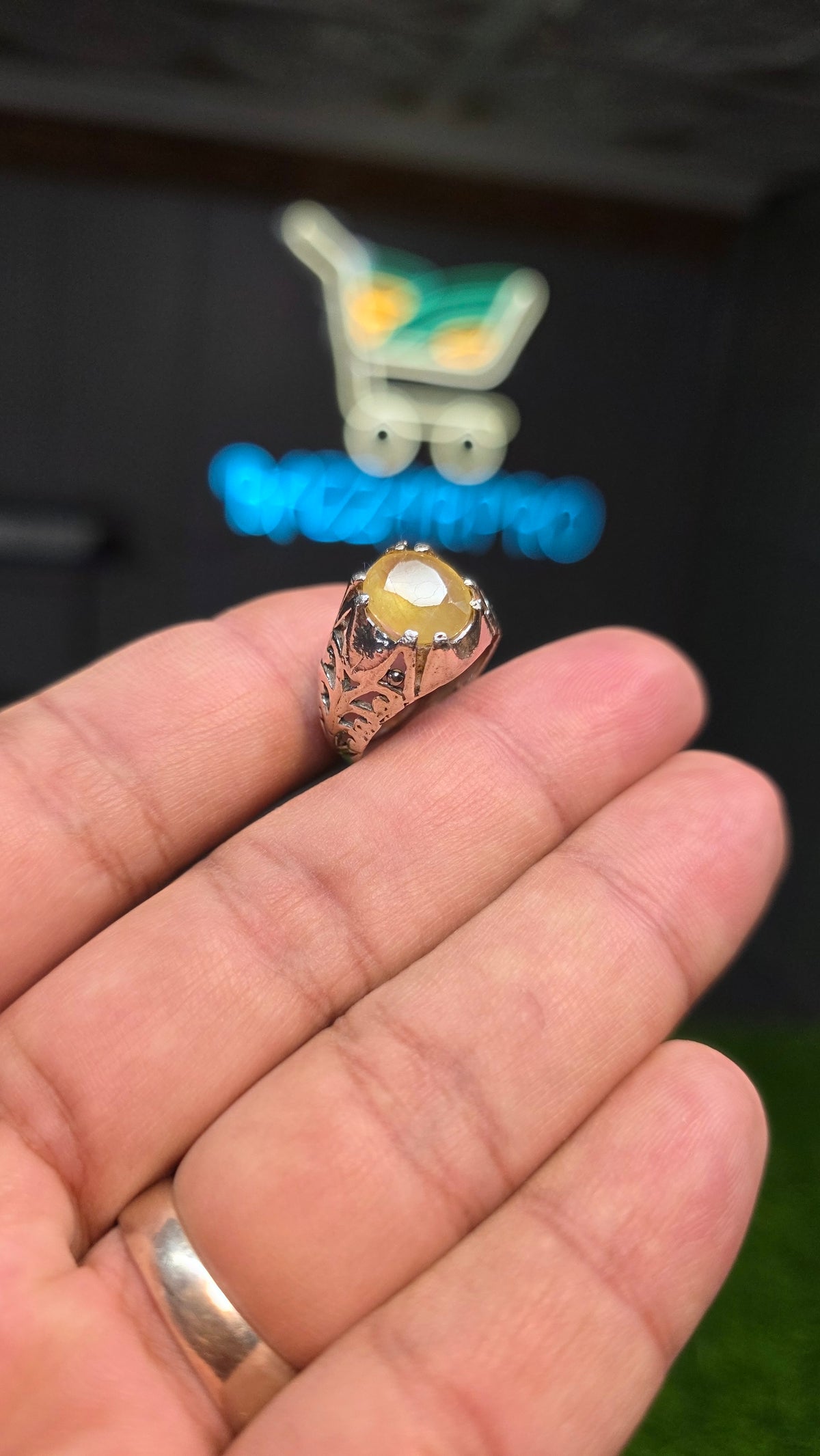 Premium Quality Pukhraj Ring