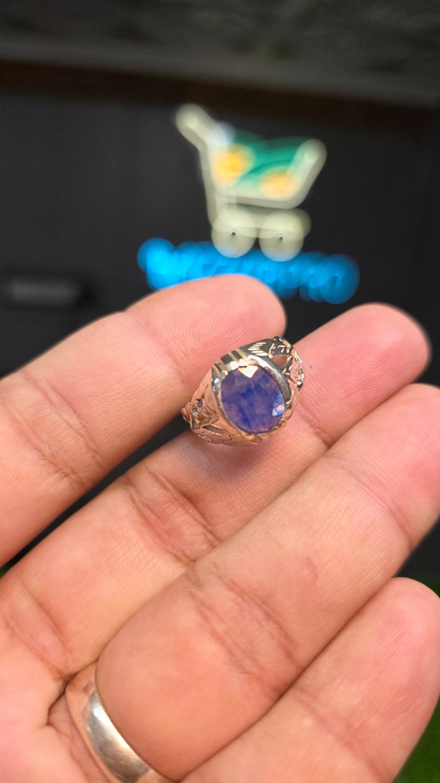 Premium Quality Neelam Ring