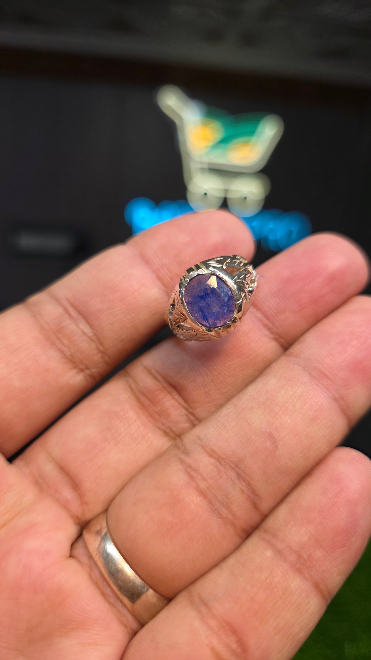 Premium Quality Neelam Ring