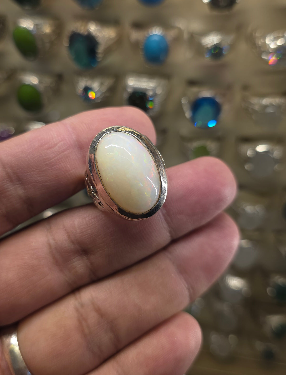 Premium Quality Fire Opal Ring