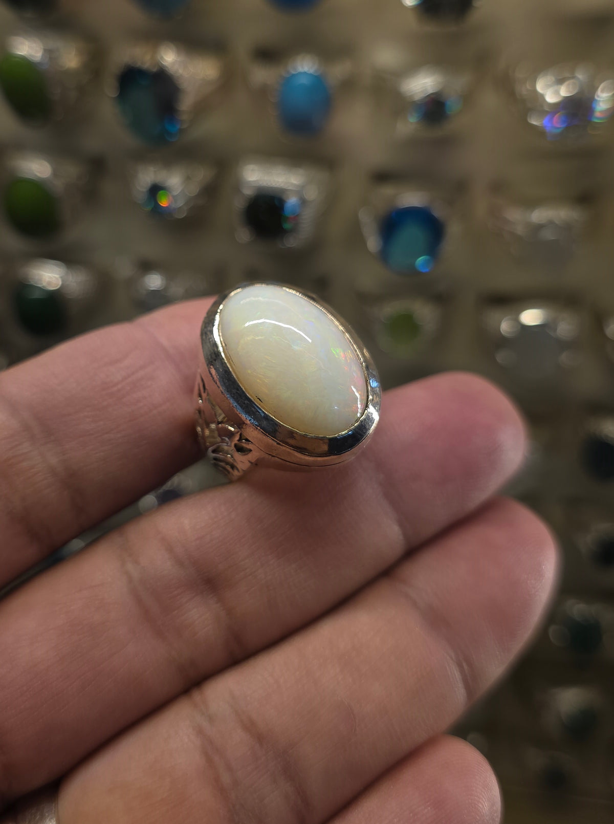 Premium Quality Fire Opal Ring