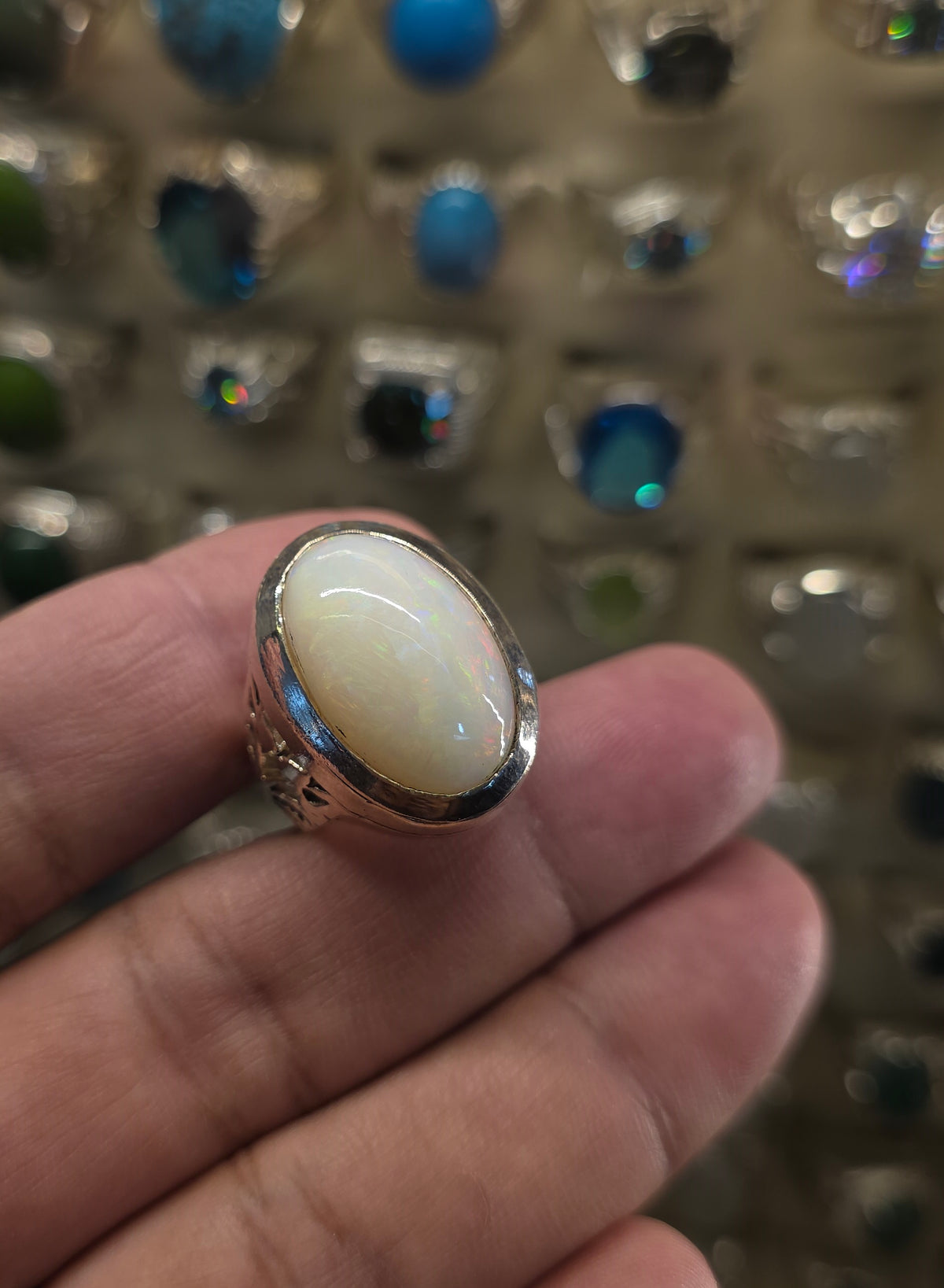 Premium Quality Fire Opal Ring