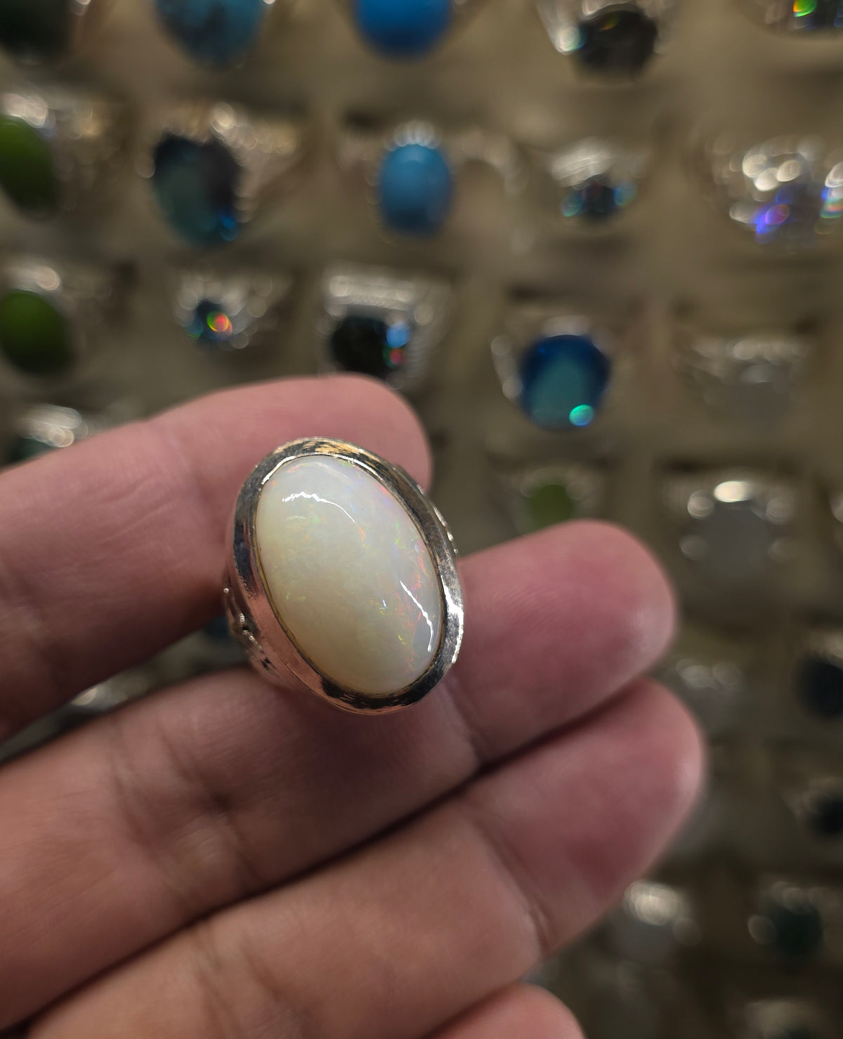Premium Quality Fire Opal Ring