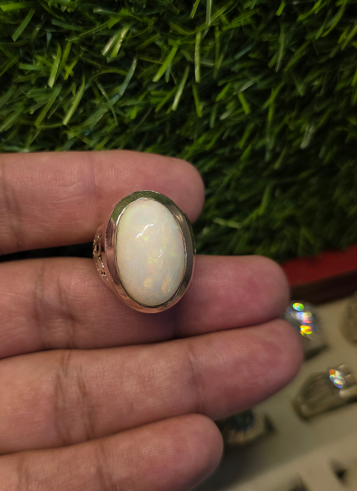 Premium Quality Fire Opal Ring