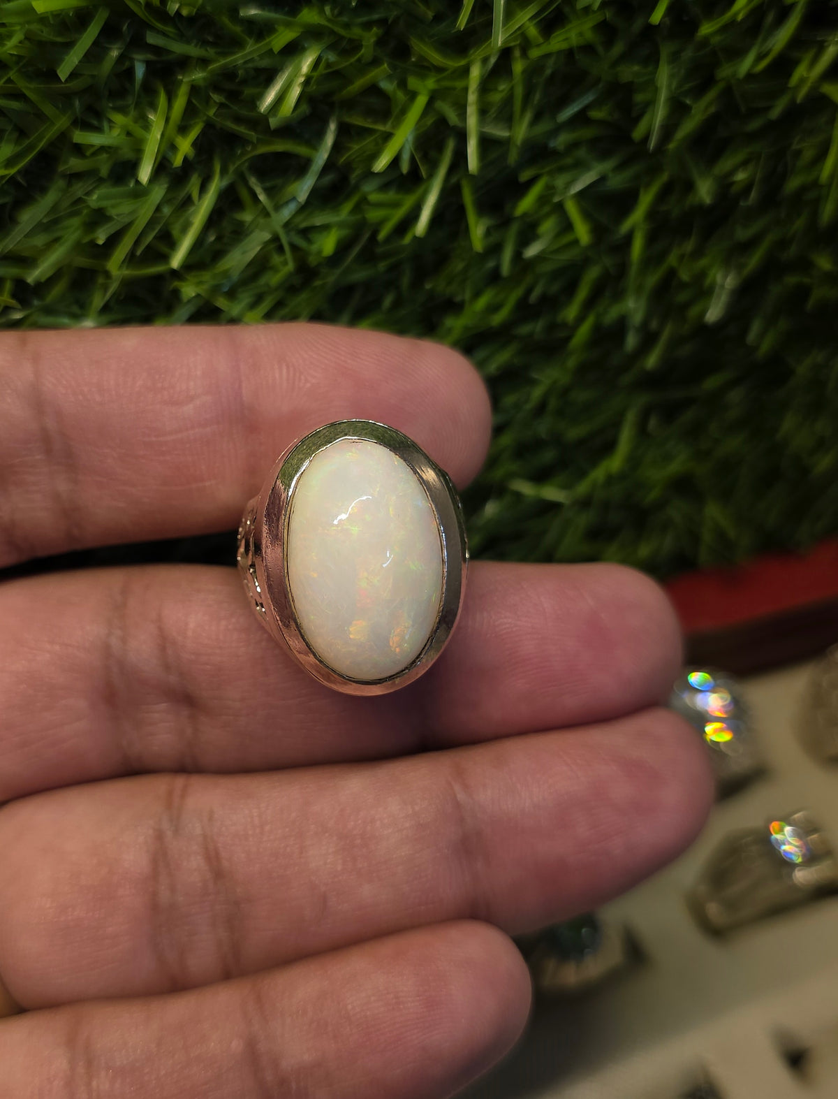 Premium Quality Fire Opal Ring