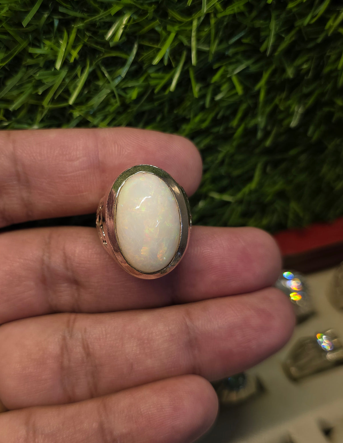Premium Quality Fire Opal Ring